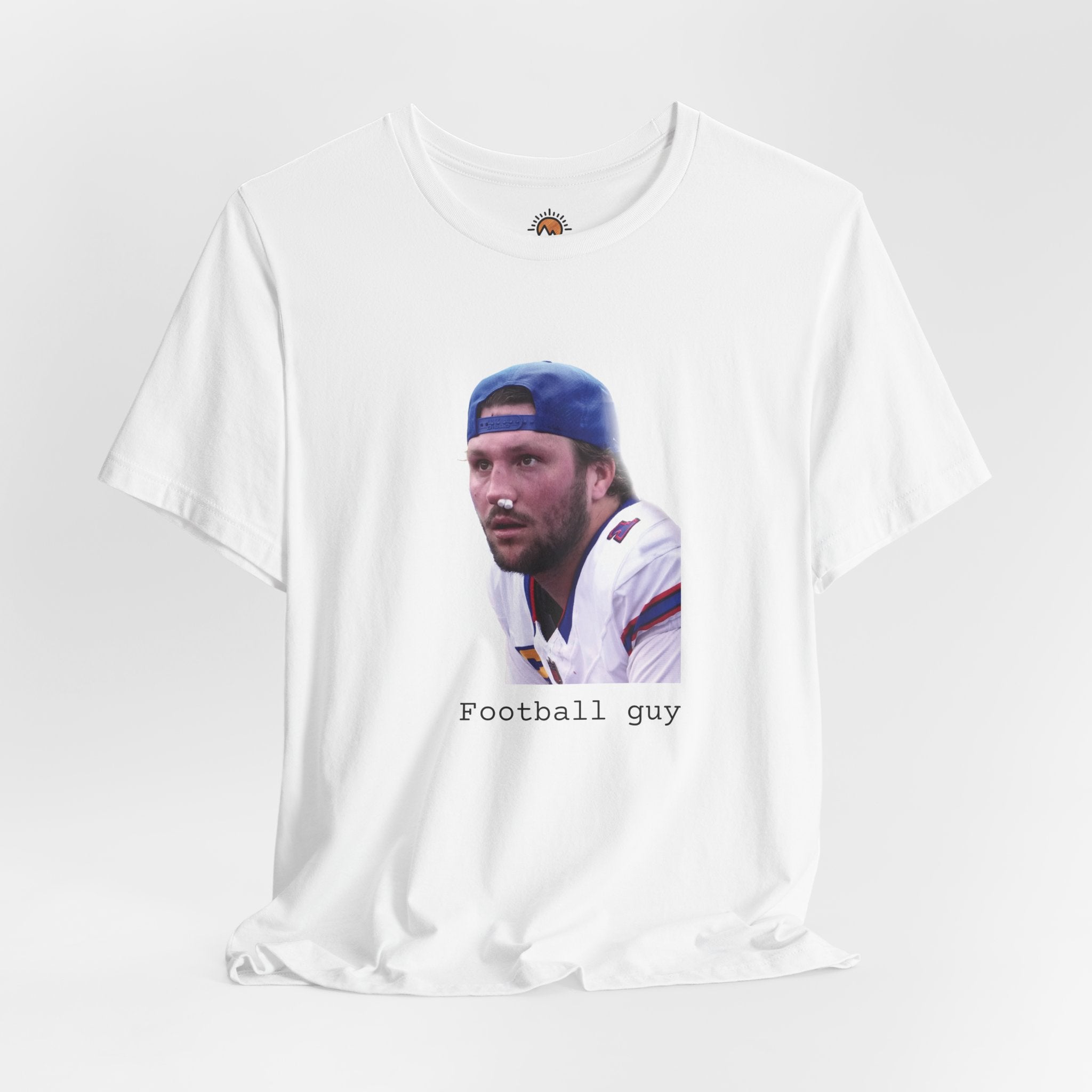 Josh Allen Football Guy Unisex Tee, Buffalo Bills Fan Gift, Short Sleeve T-Shirt, Game Day Shirt, Tough Quarterback Tee, Sports Fan Apparel