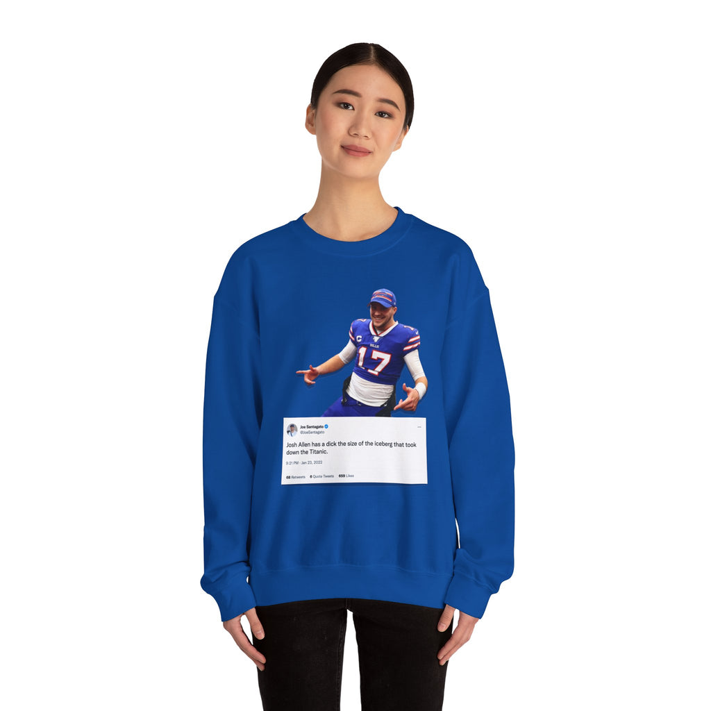 Josh Allen is Packin' Sweatshirt