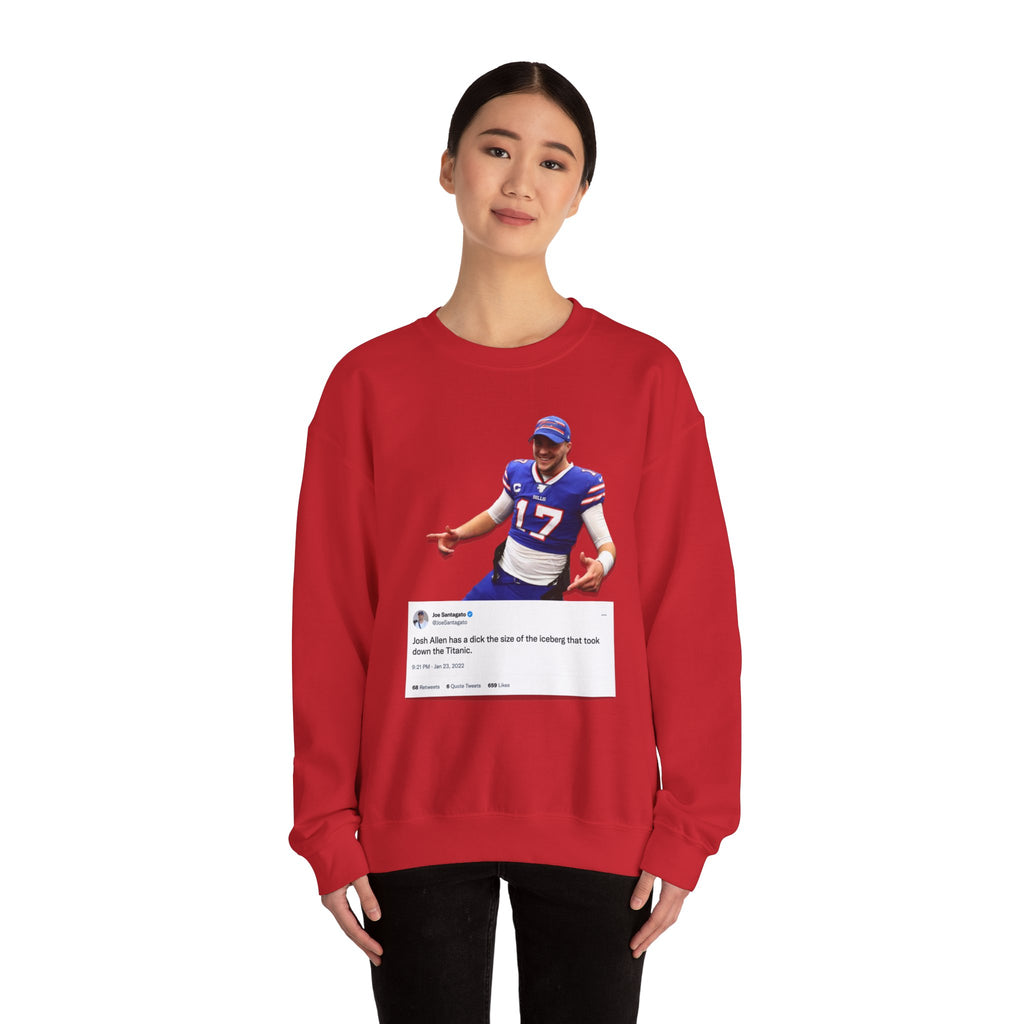 Josh Allen is Packin' Sweatshirt