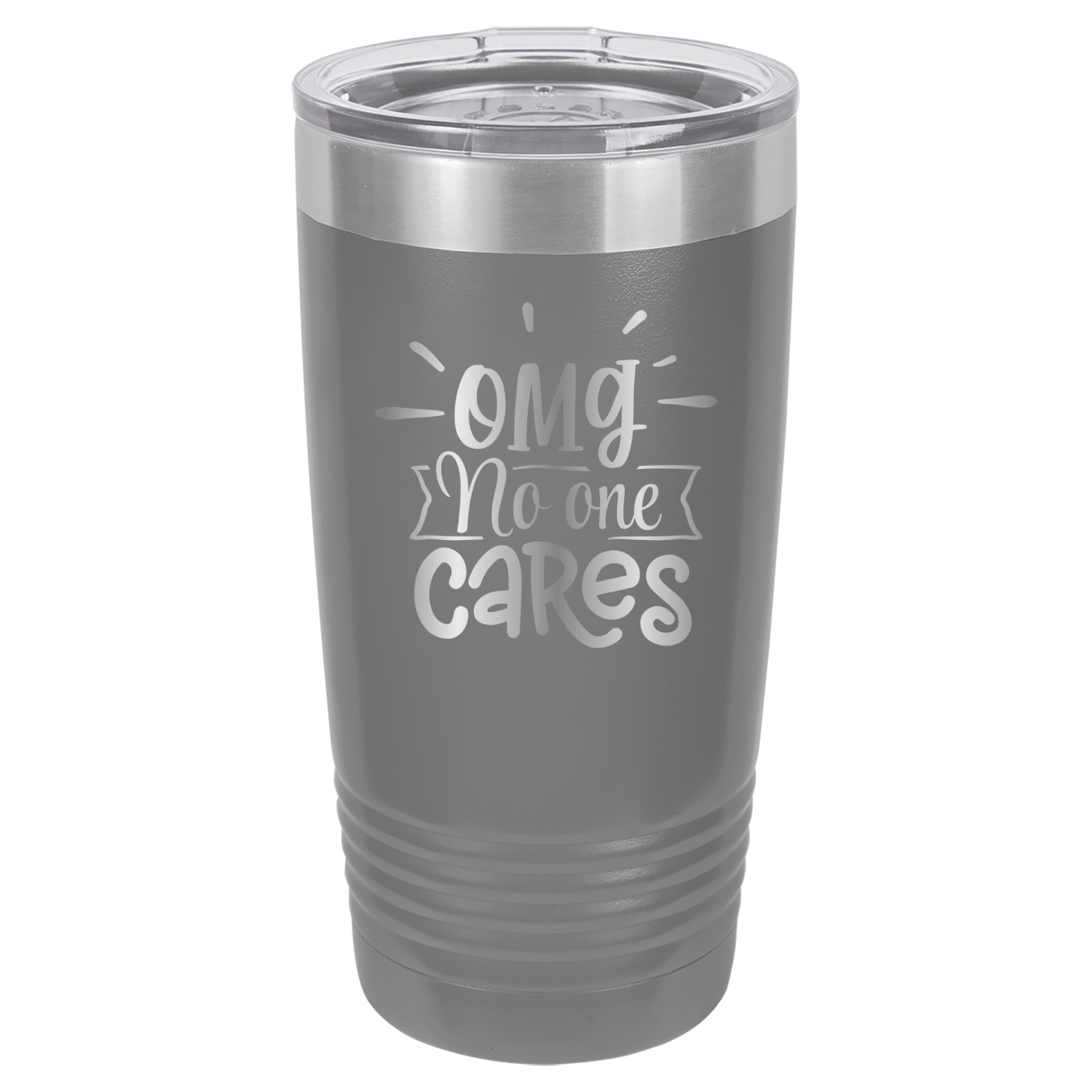OMG No One Cares - 20oz Polar Camel Tumbler image 14