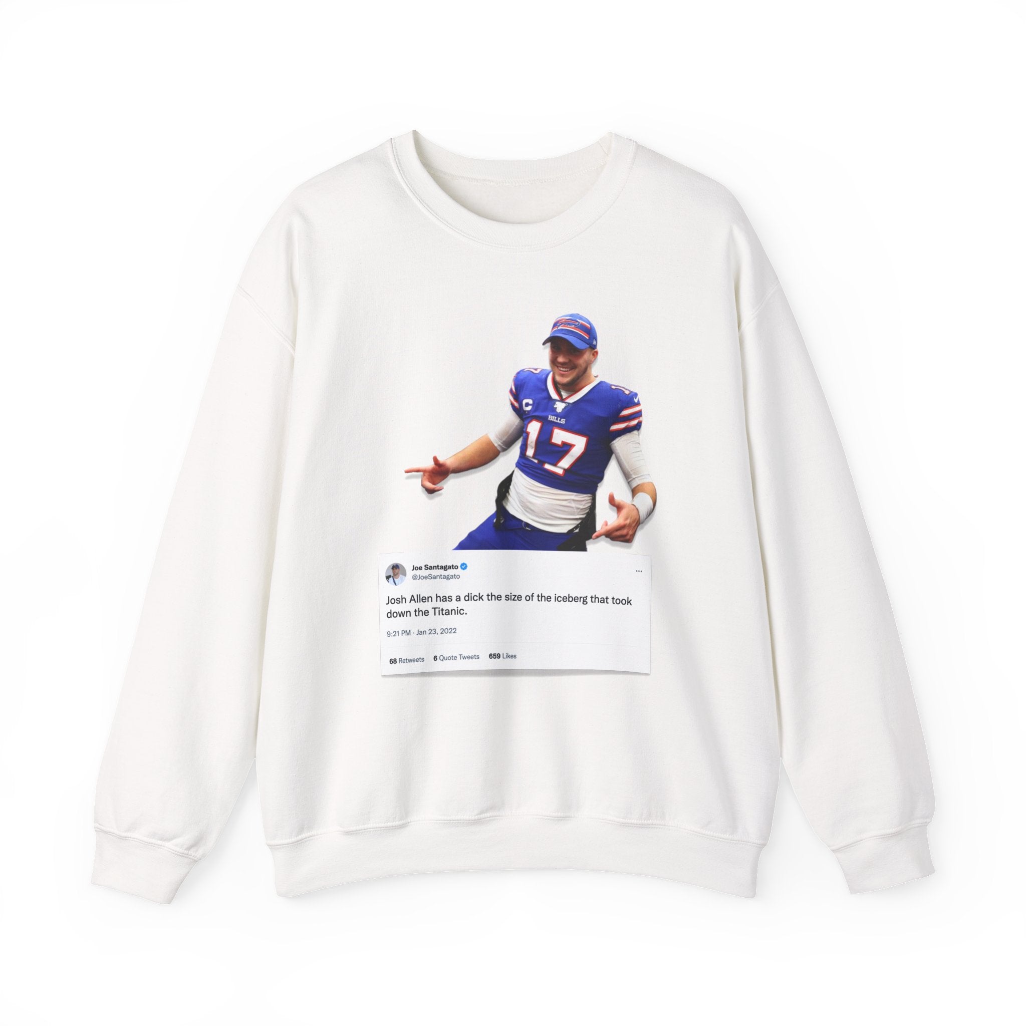 Josh Allen is Packin' Sweatshirt