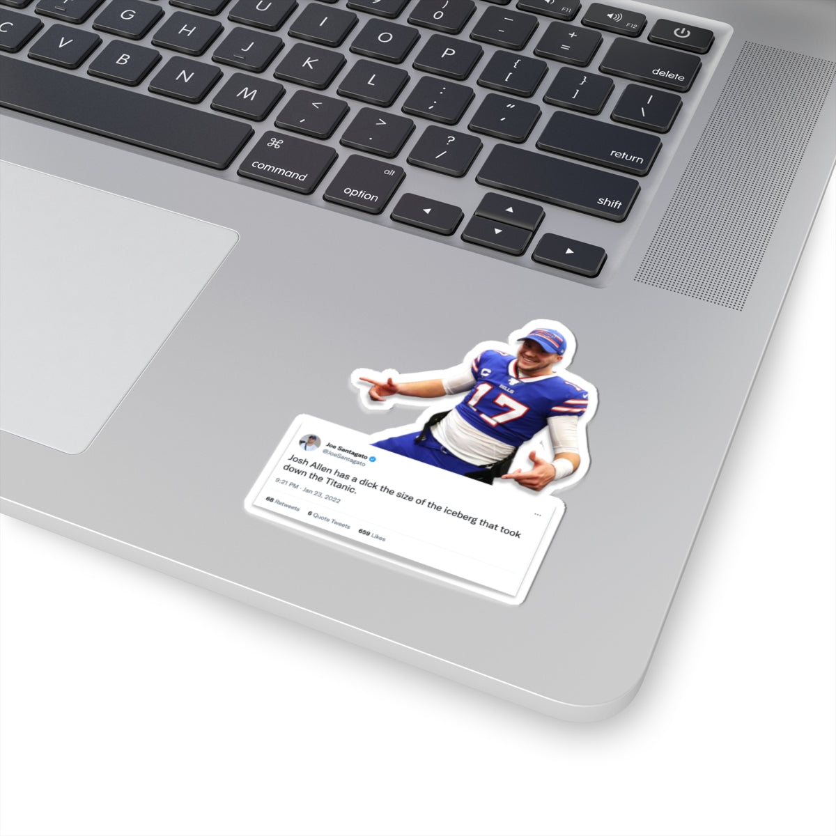 Josh Allen is Packin' Sticker