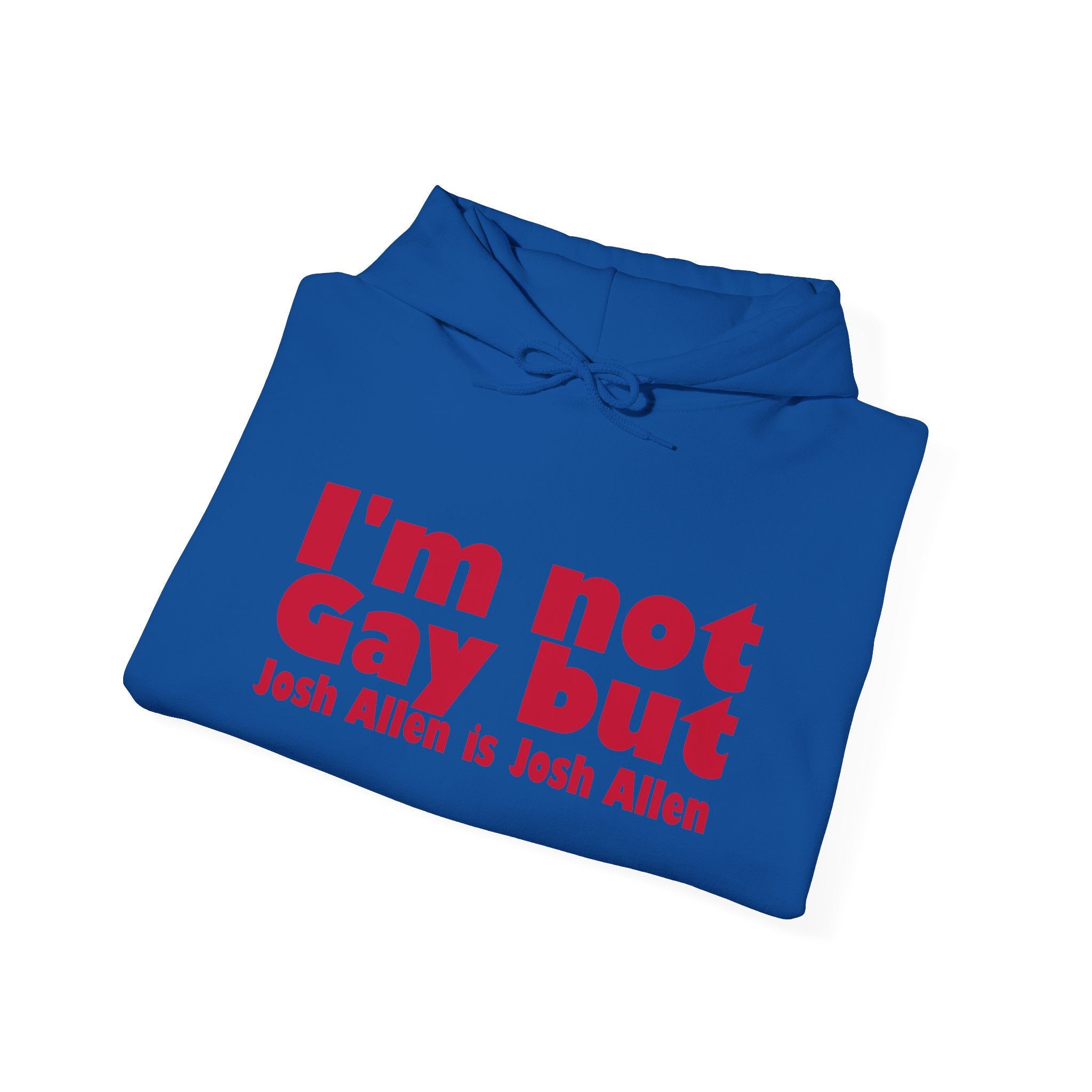 I'm not Gay, but Josh Allen is Josh Allen hoodie- Buffalo Bills Mafia