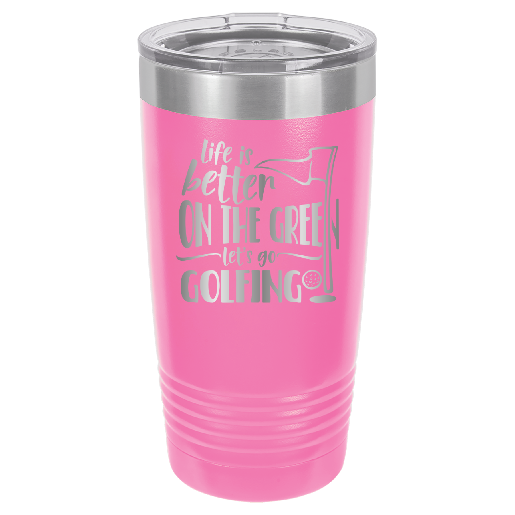 Life Is Better On The Green, Let's Go Golfing - 20oz Polar Camel Tumbler image 12
