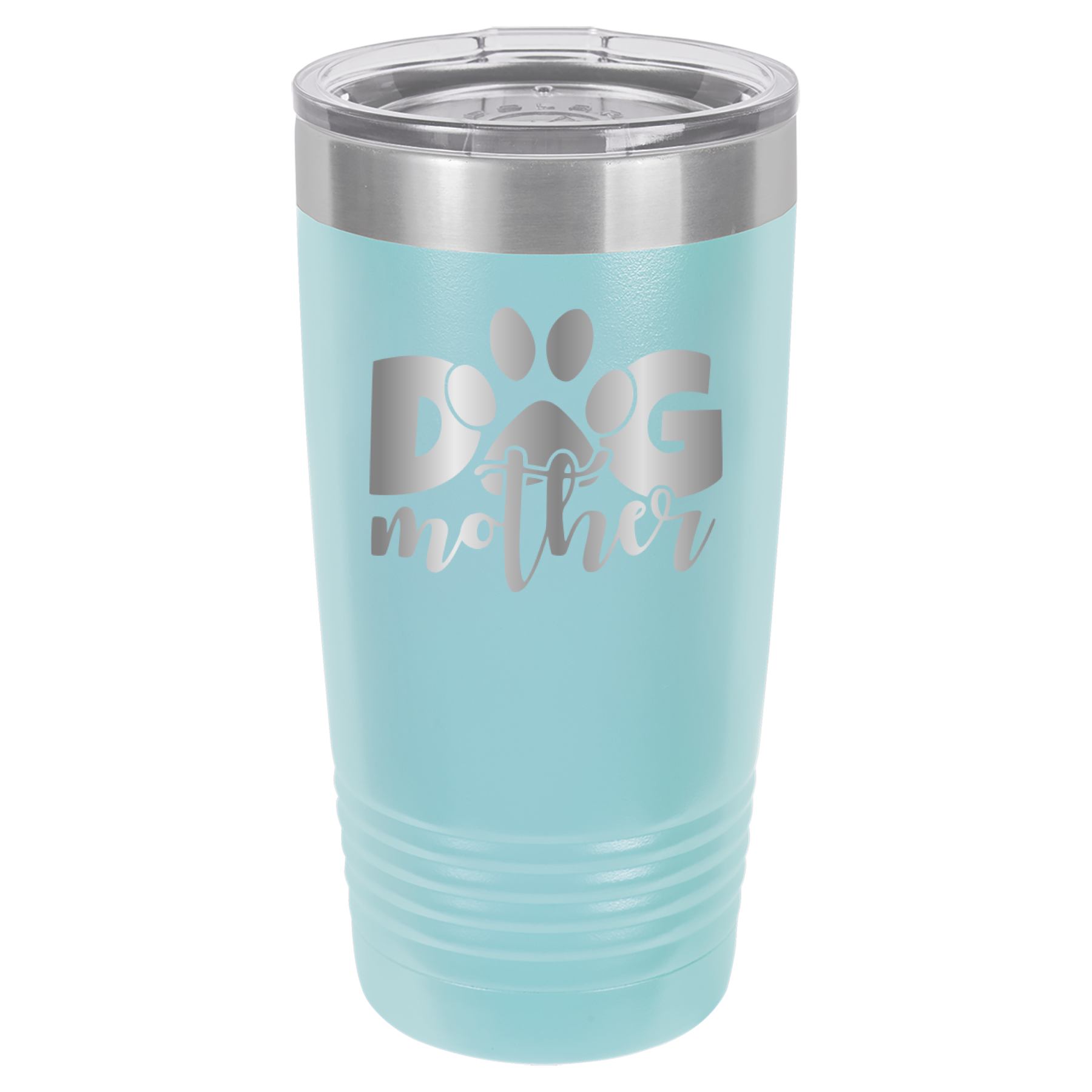Dog Mother - 20oz Polar Camel Tumbler - Light Blue image