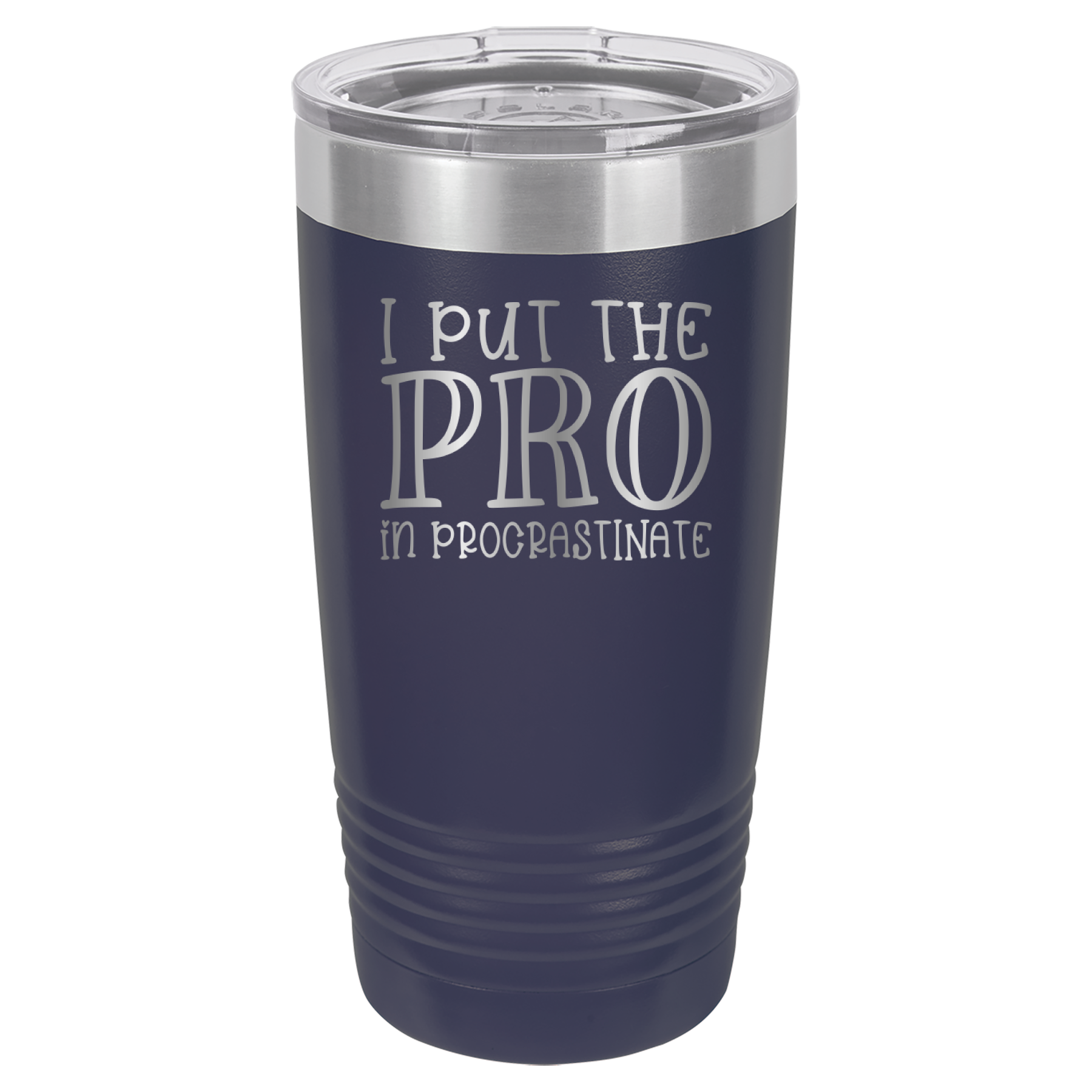 I Put the PRO in Procrastinate - Polar Camel 20oz Tumbler image 9