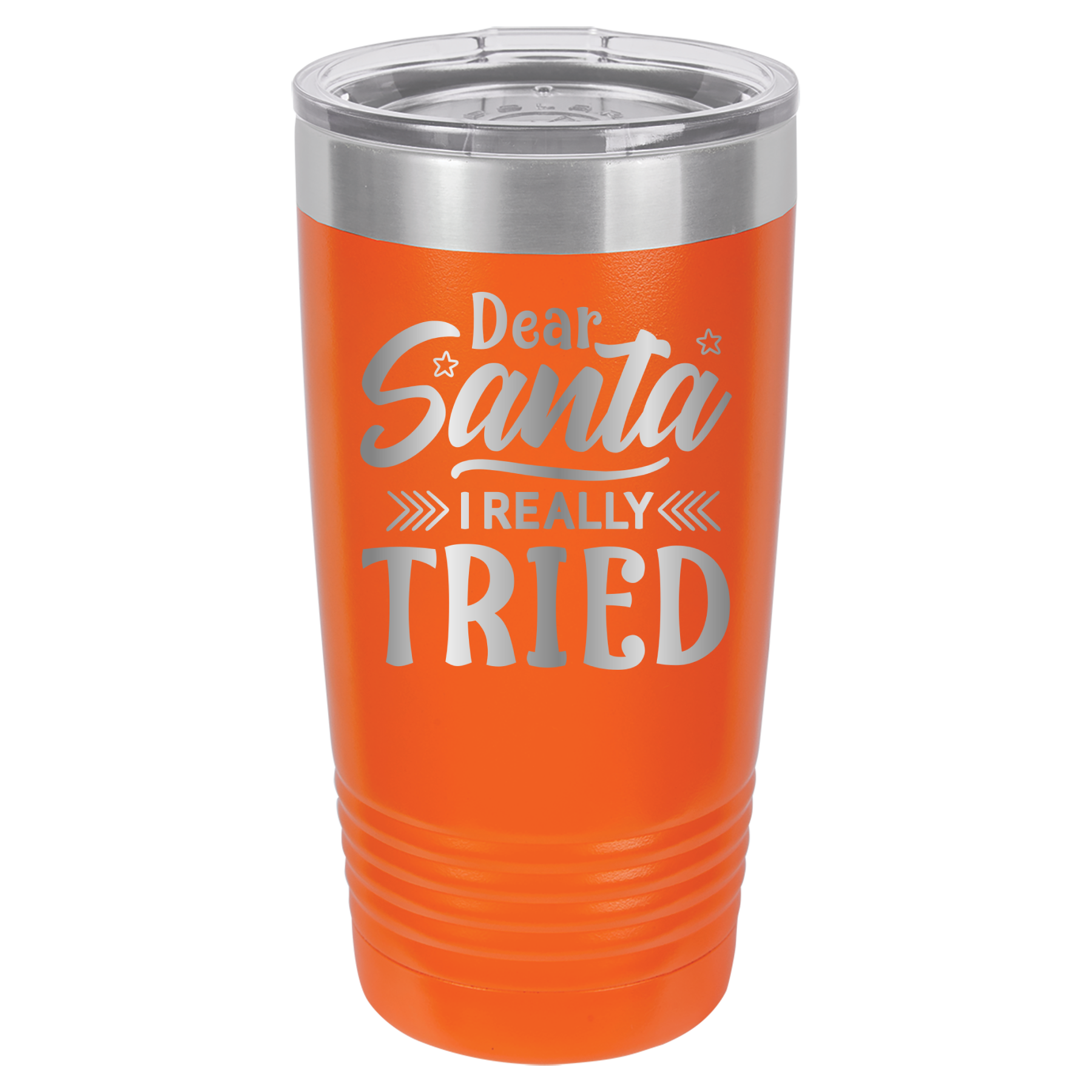 Dear Santa I Really Tried - 20oz Polar Camel Tumbler image 6