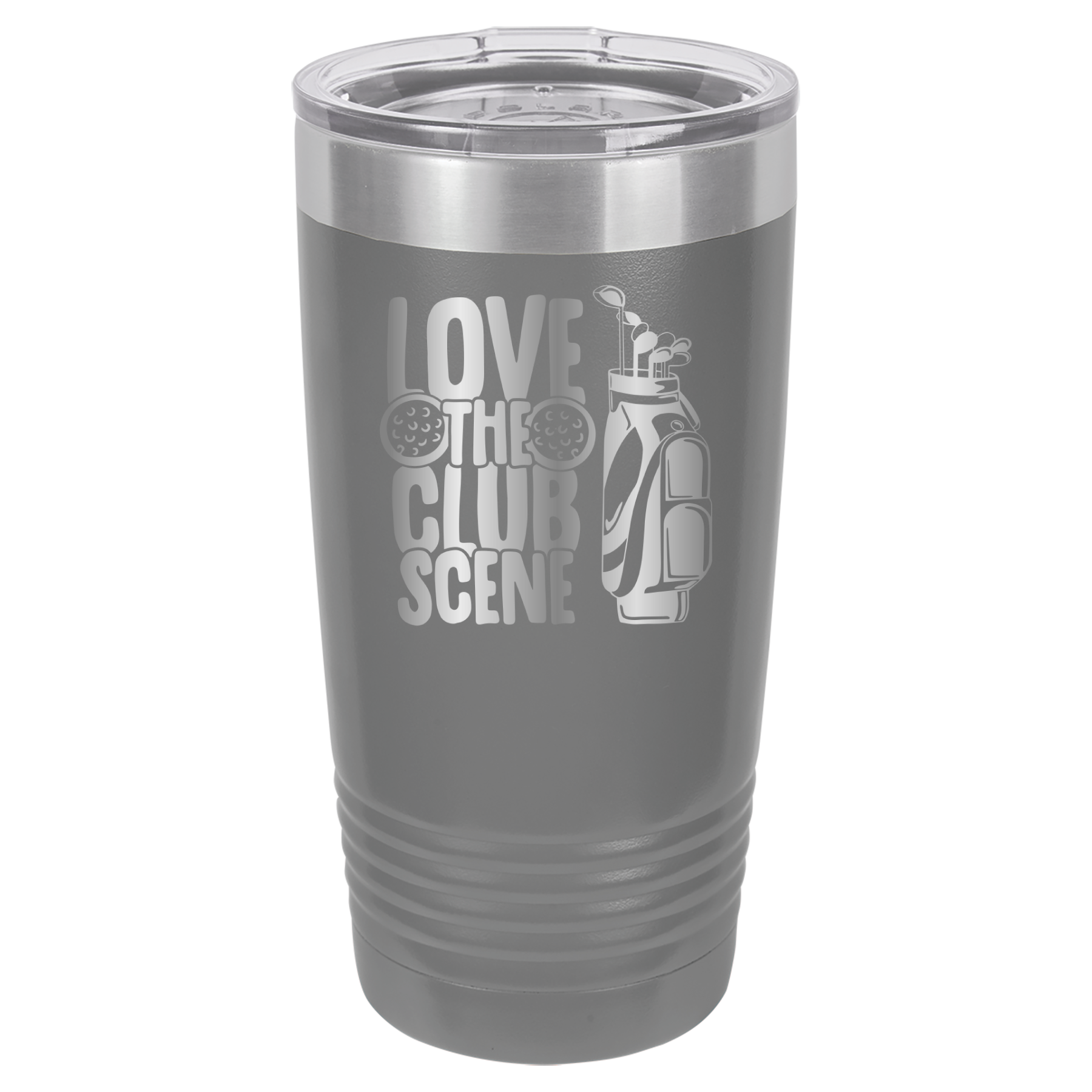 Love The Club Scene - Golf - 20oz Polar Camel Tumbler - Gray image