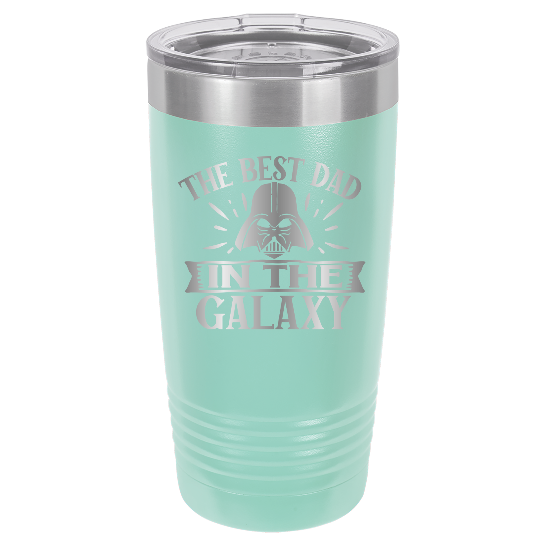 The Best Dad In The Galaxy - 20oz Polar Camel Tumbler - Teal image