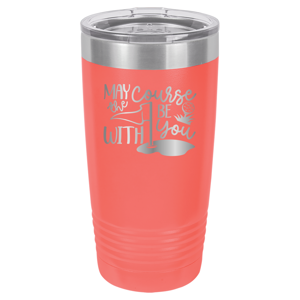 May The Course Be With You - Golf - 20oz Polar Camel Tumbler image 3