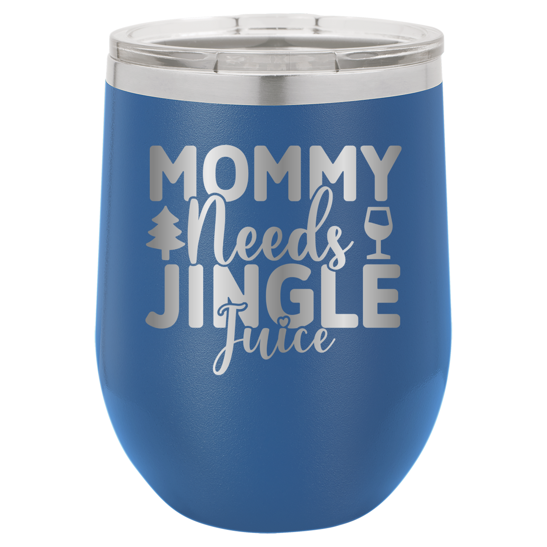 Mommy Needs Jingle Juice - 12oz Polar Camel Wine Tumbler image 14