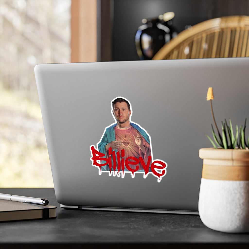 Jesus Allen Billieve Sticker- Buffalo Bills Mafia