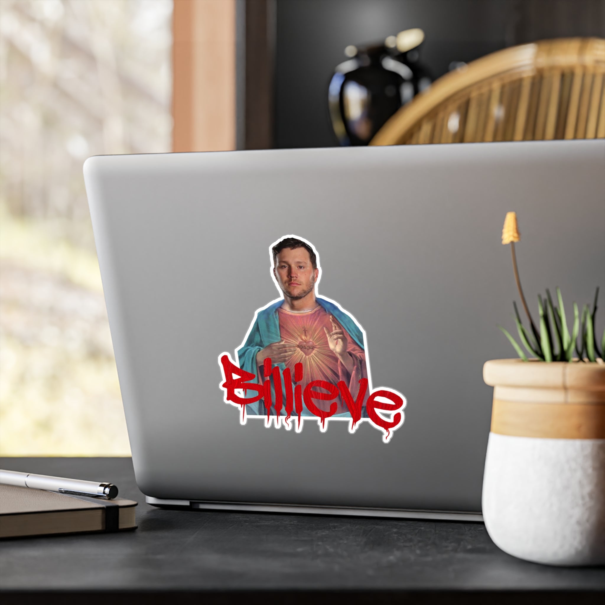 Jesus Allen Billieve Sticker- Buffalo Bills Mafia