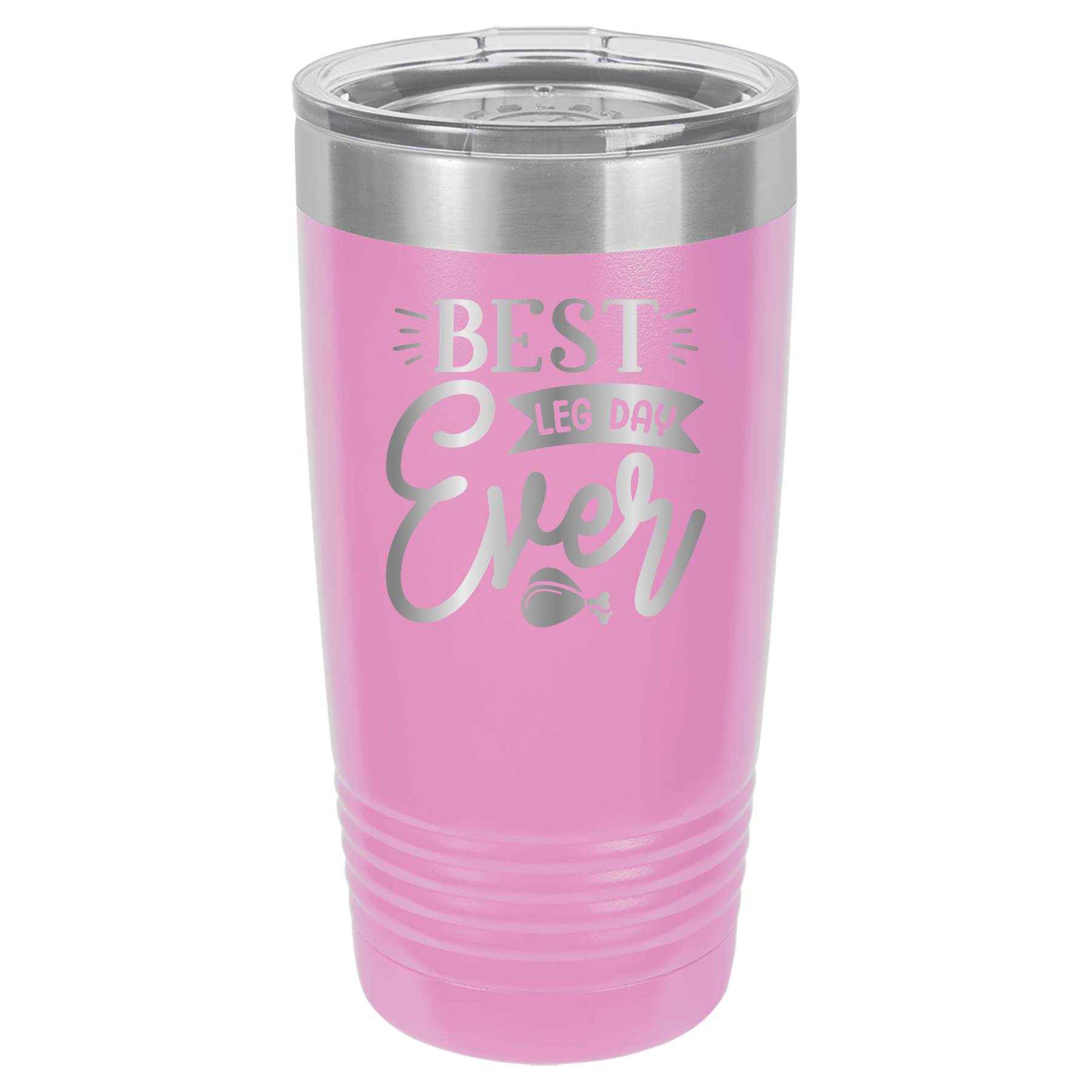 Best Leg Day Ever - 20oz Polar Camel Tumbler - Light Purple image