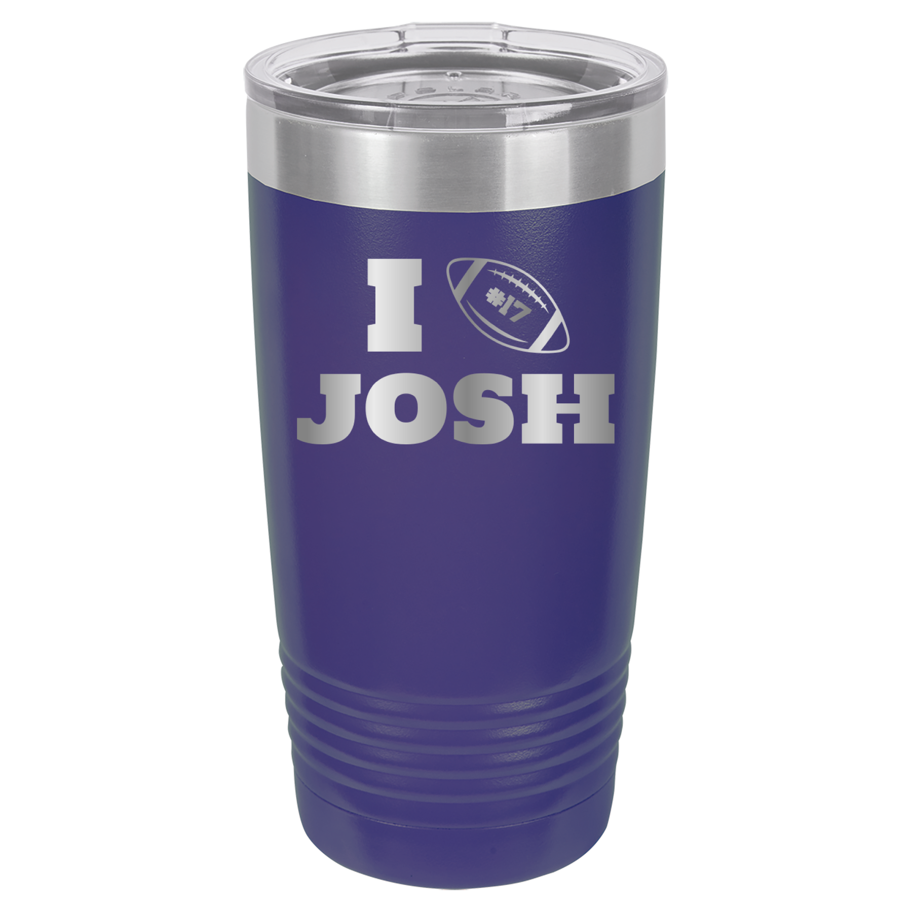 I Heart Josh - Josh Allen - 20oz Polar Camel Tumbler Buffalo Bills image 5
