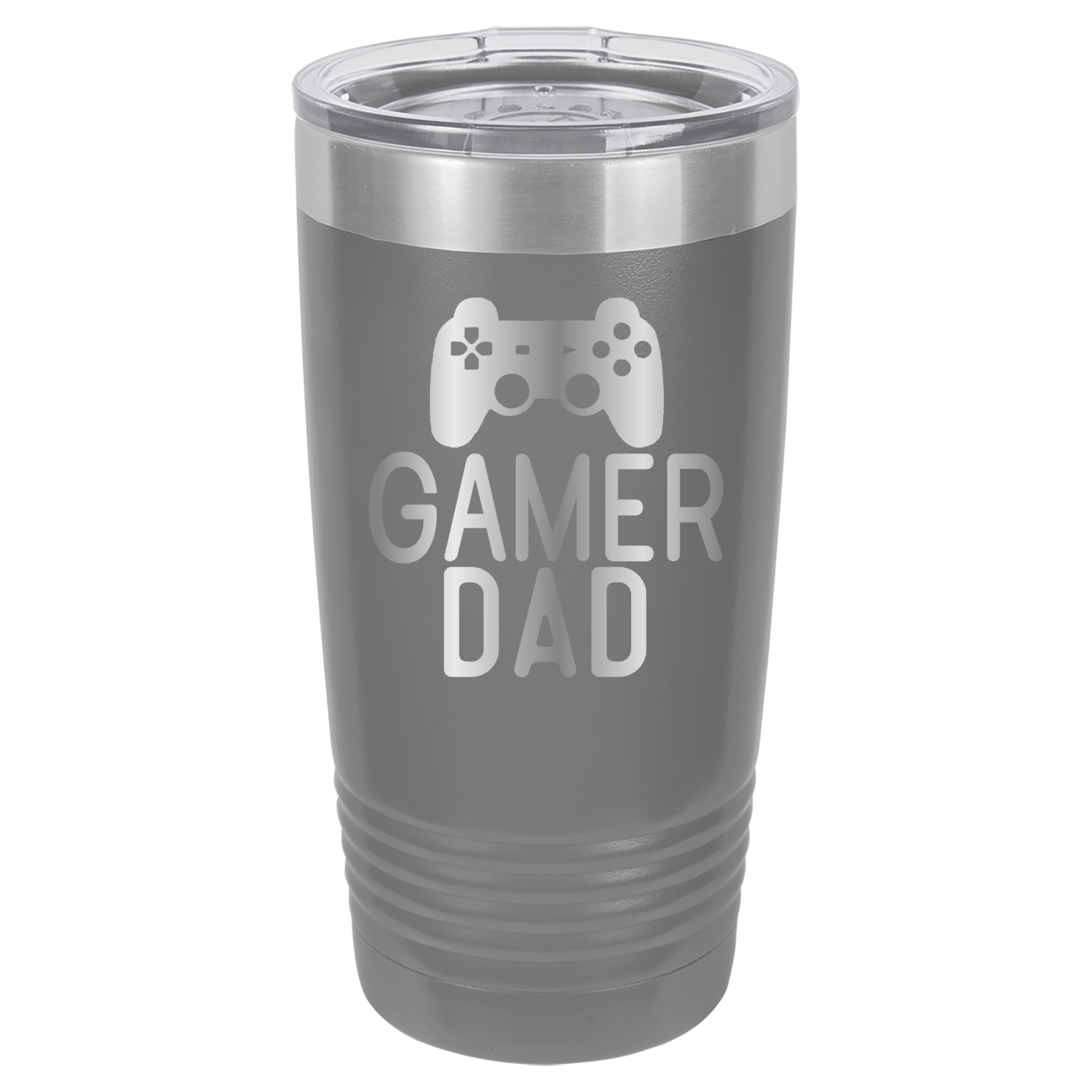 Gamer Dad - 20oz Polar Camel Tumbler - Gray image