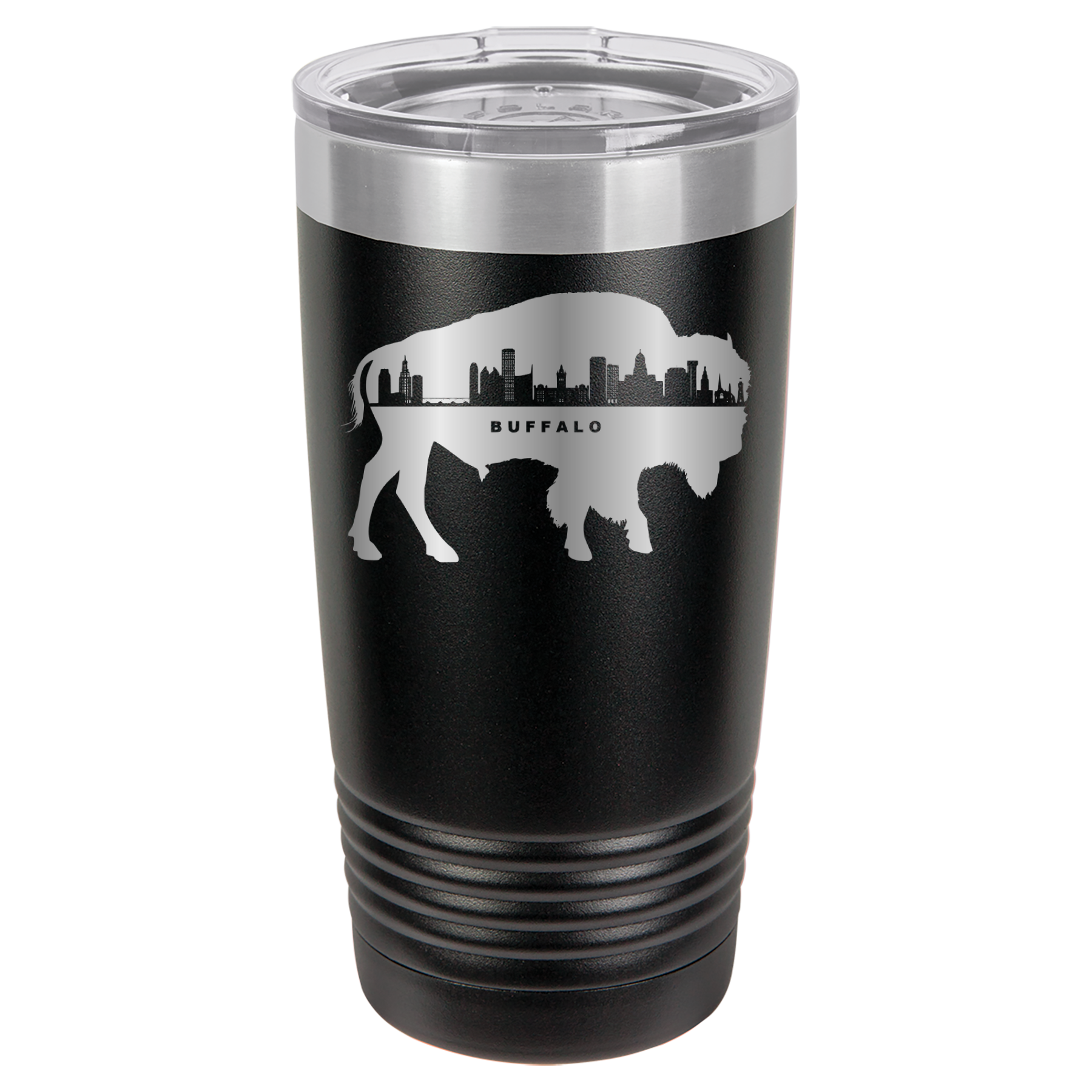 City of Buffalo NY Skyline 20oz Polar Camel Tumbler image 1