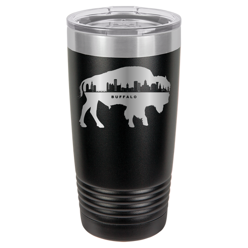 City of Buffalo NY Skyline 20oz Polar Camel Tumbler image 1