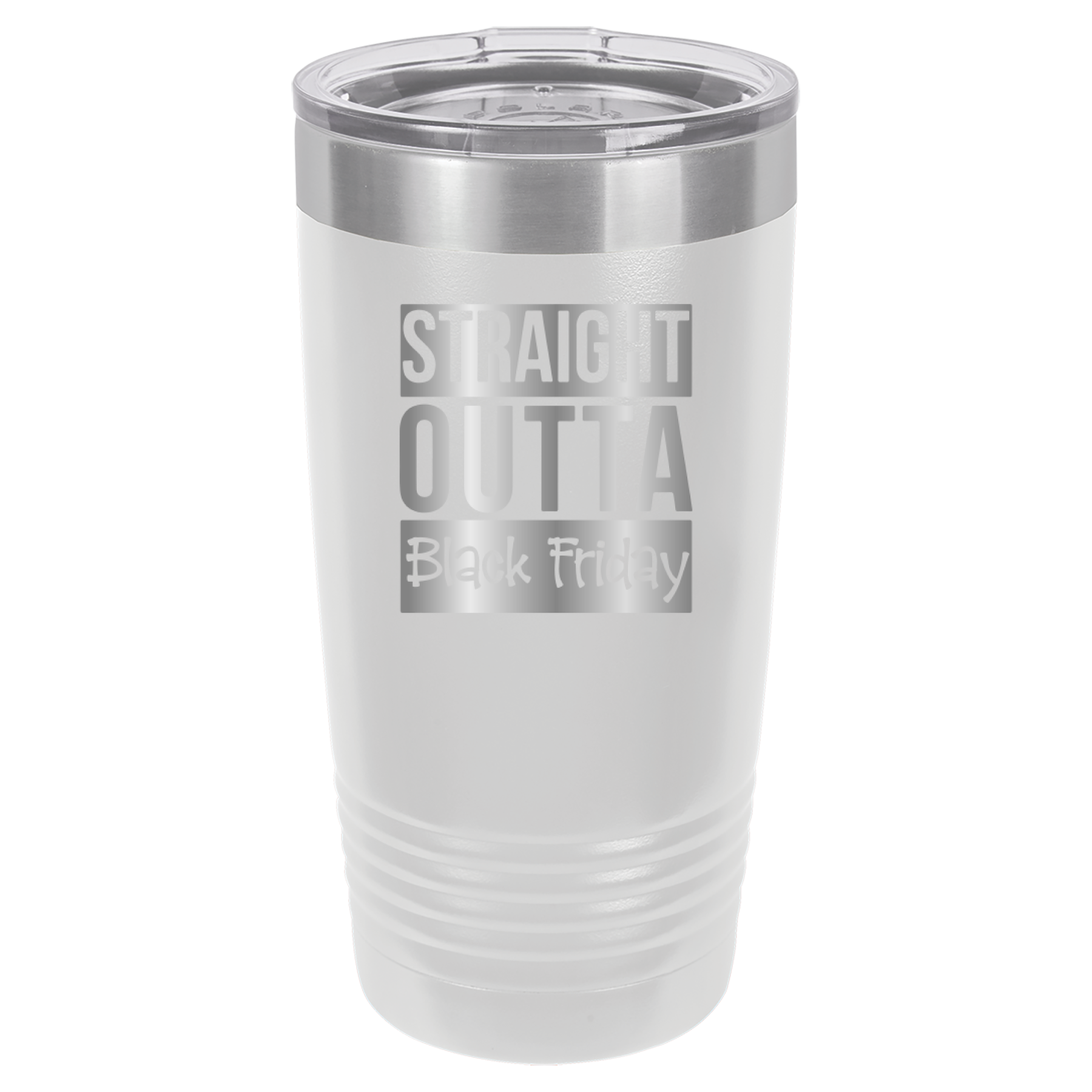 Straight Outta Black Friday - 20oz Polar Camel Tumbler - White image