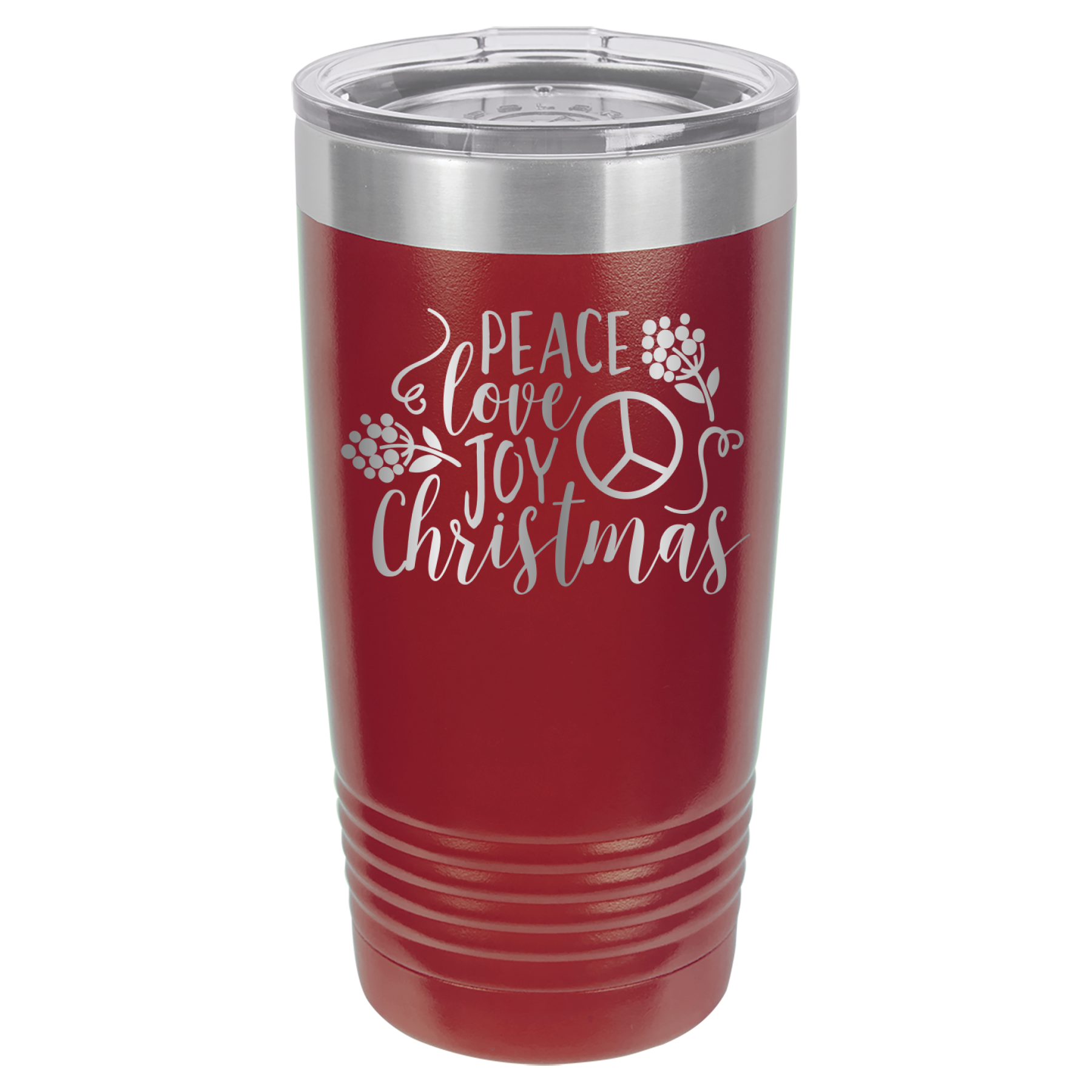 Peace Love Joy - Christmas - 20oz Polar Camel Tumbler image 0