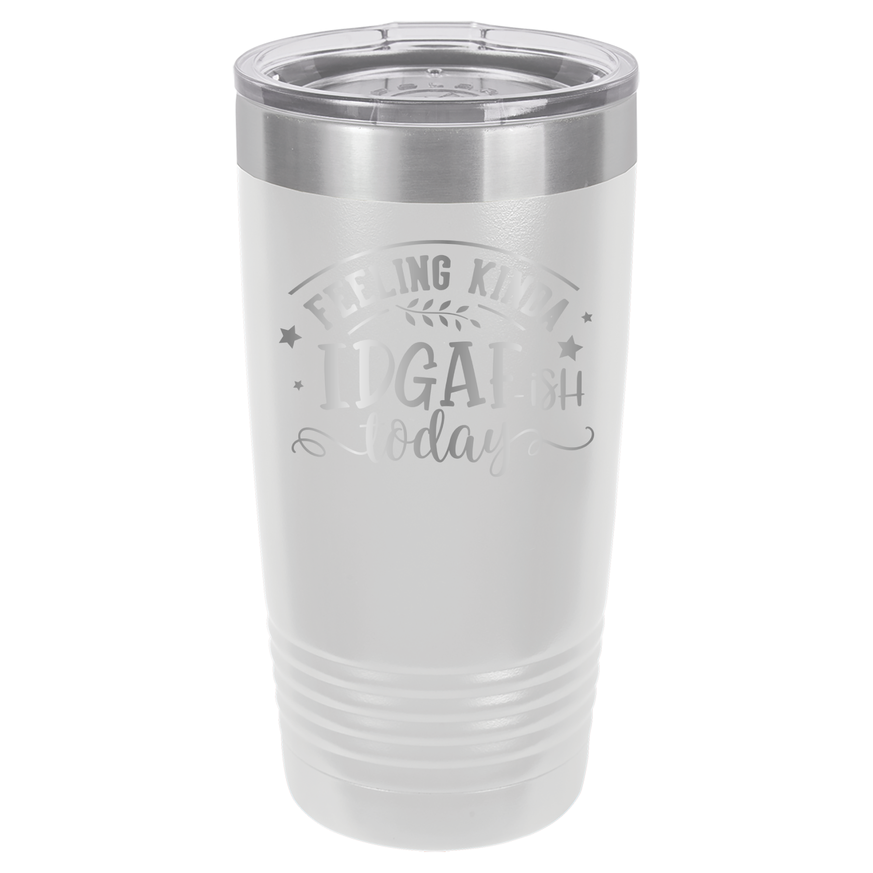 Kinda Feeling IDGAFish Today - 20oz Polar Camel Tumbler image 4