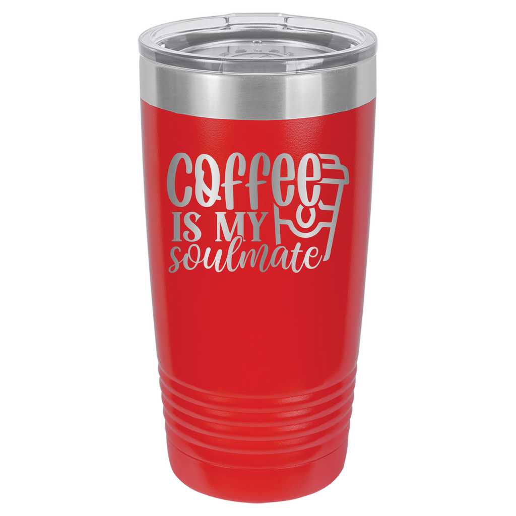 Coffee Is My Soulmate - 20oz Polar Camel Tumber image 14