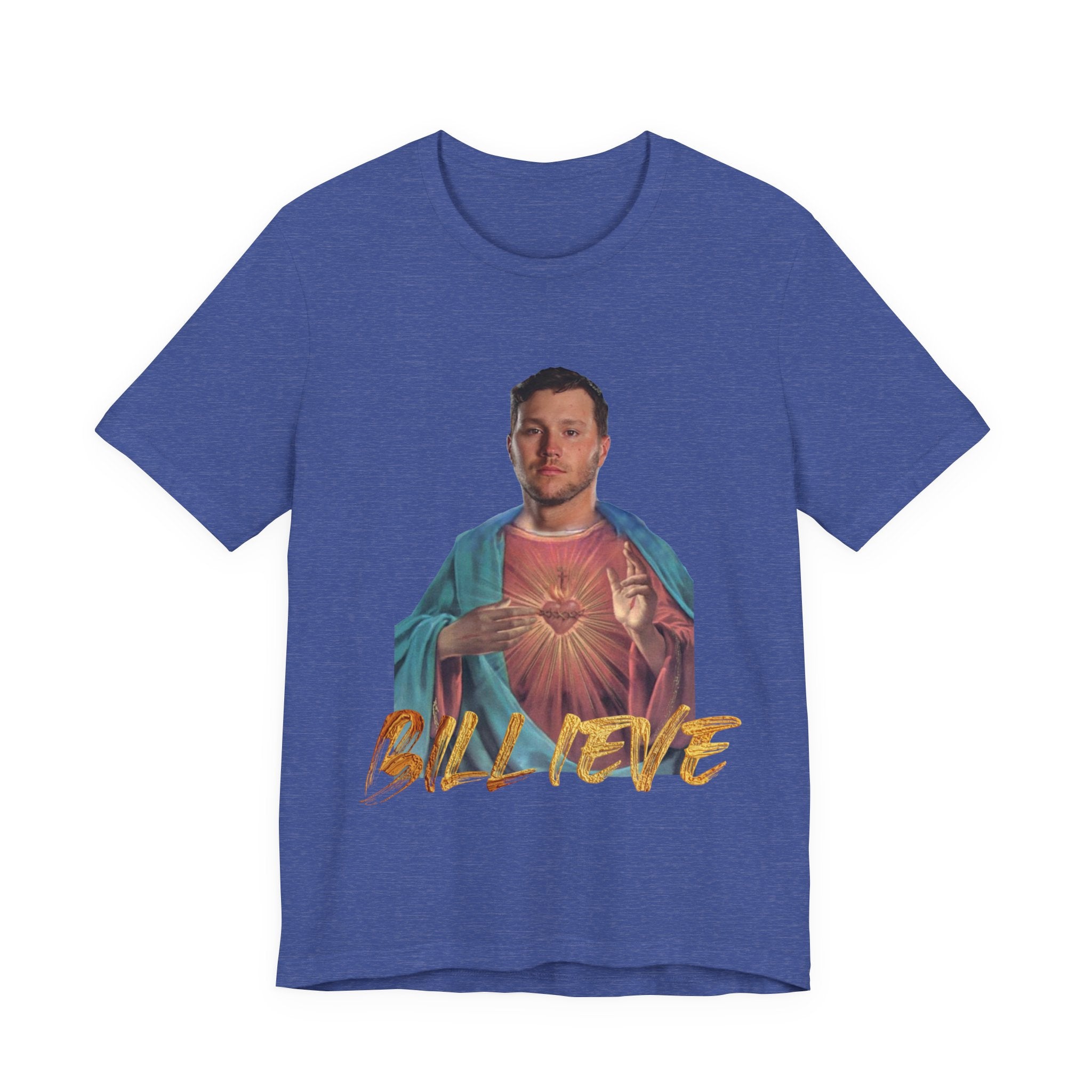 Buffalo Bills Josh Allen Billieve T-Shirt, Football Fan Gift, Game Day Apparel, NFL Team Tee, Sports Fan Shirt