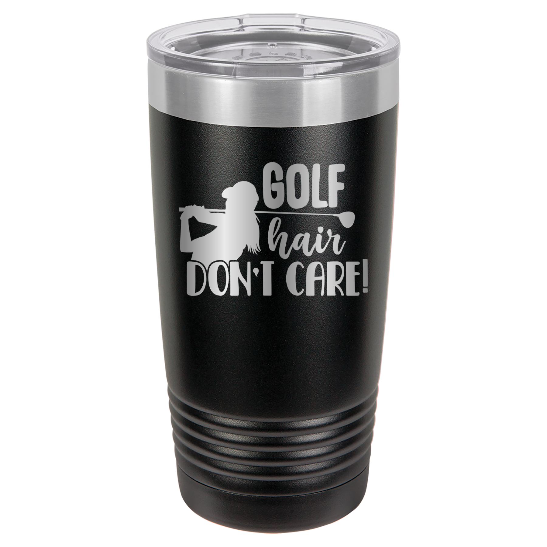 Golf Hair, Don't Care - 20oz Polar Camel Tumbler image 1