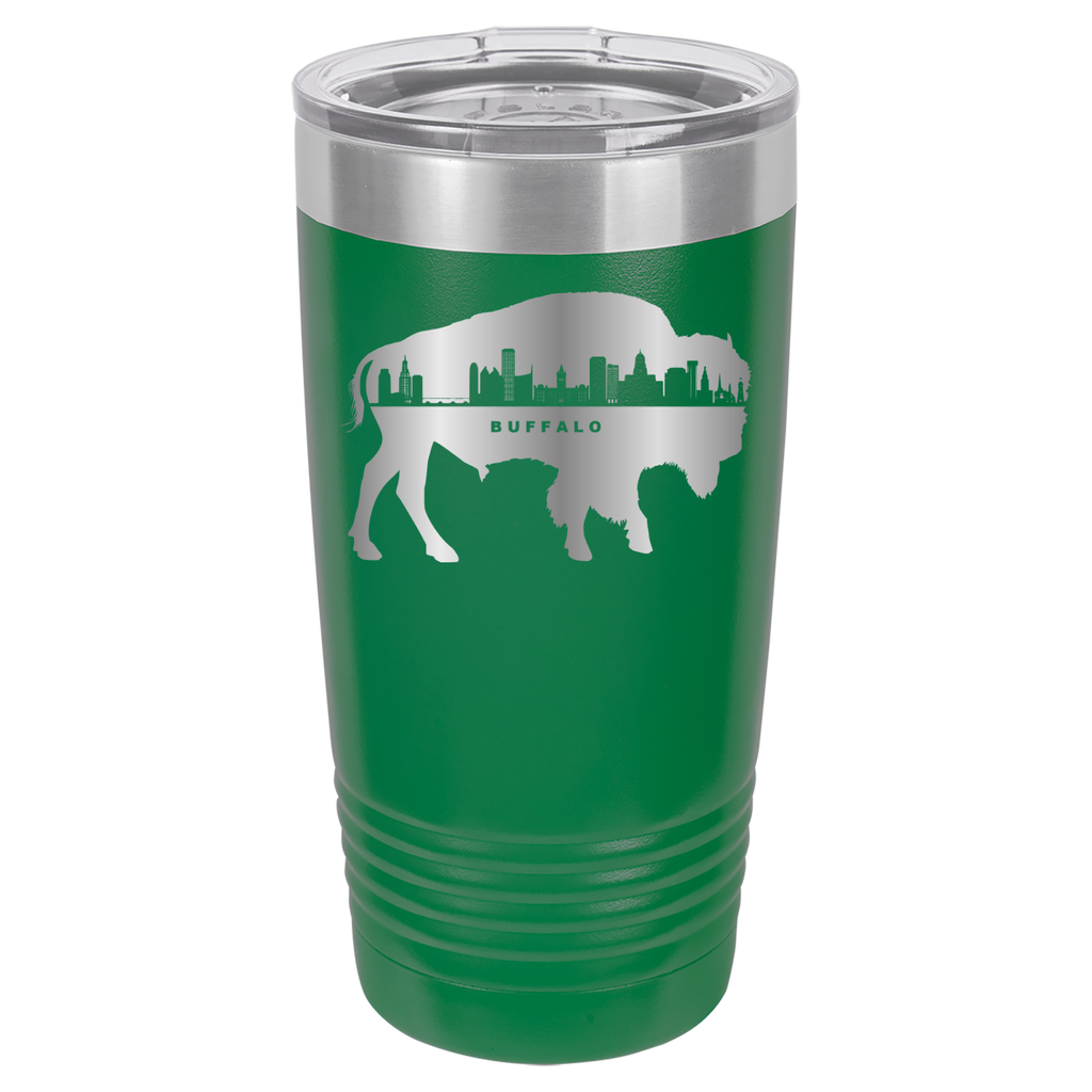 City of Buffalo NY Skyline 20oz Polar Camel Tumbler image 5