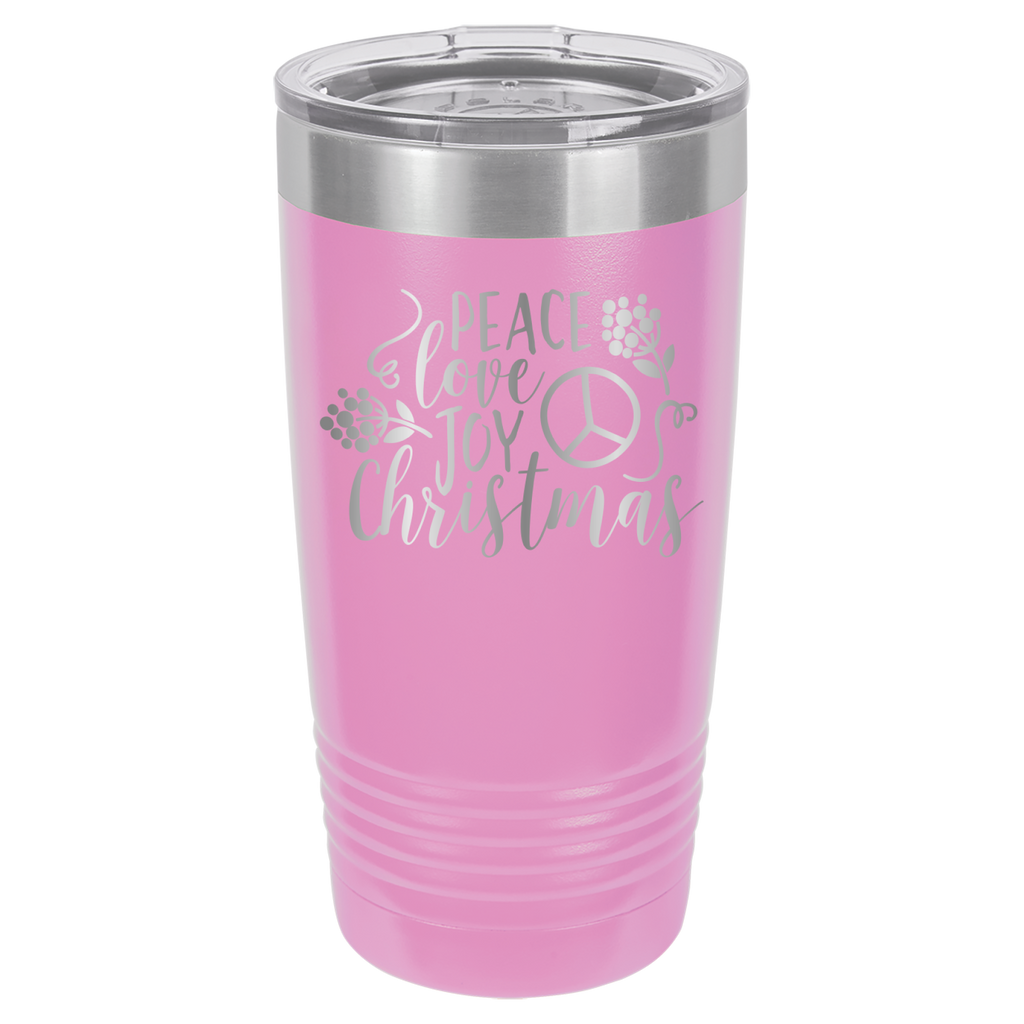 Peace Love Joy - Christmas - 20oz Polar Camel Tumbler image 7