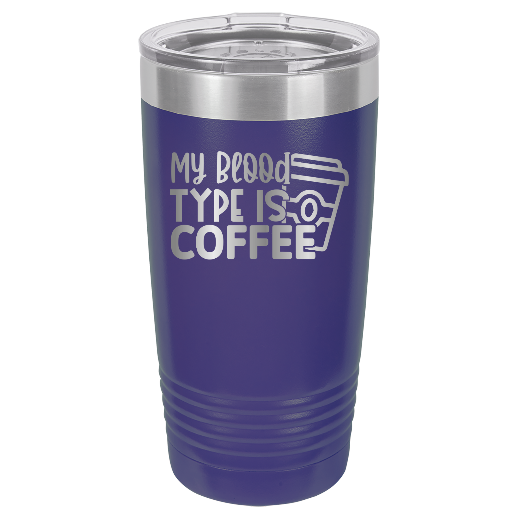 My Blood Type Is Coffee - 20oz Polar Camel Tumbler image 5