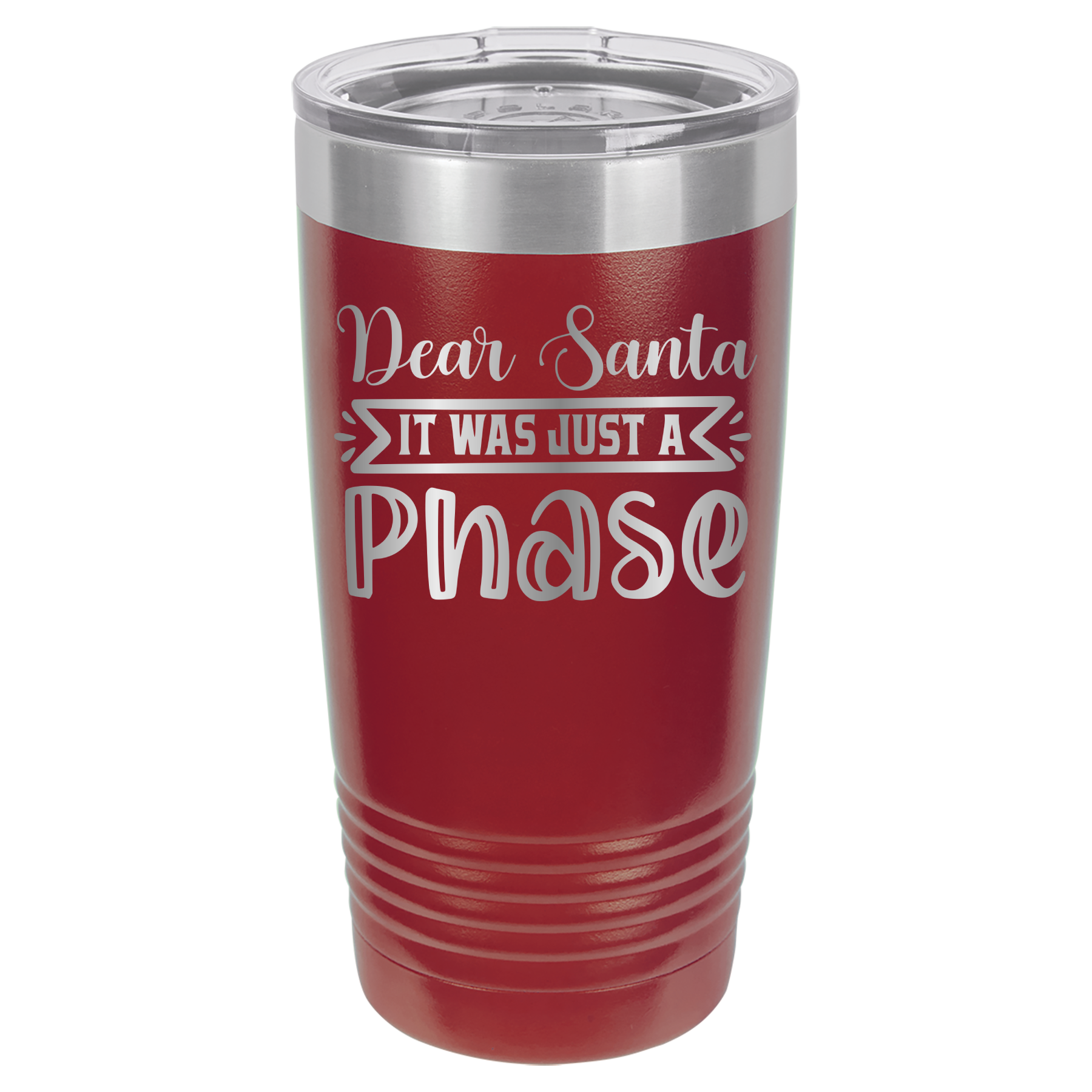 Dear Santa It Was Just A Phase - 20oz Polar Camel Tumbler image 8