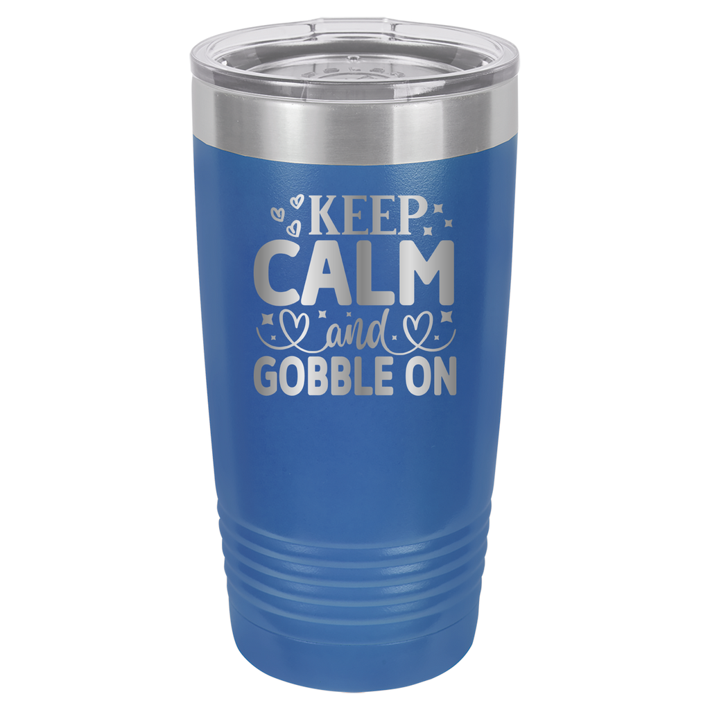 Keep Calm and Gobble On - 20oz Polar Camel Tumbler image 16
