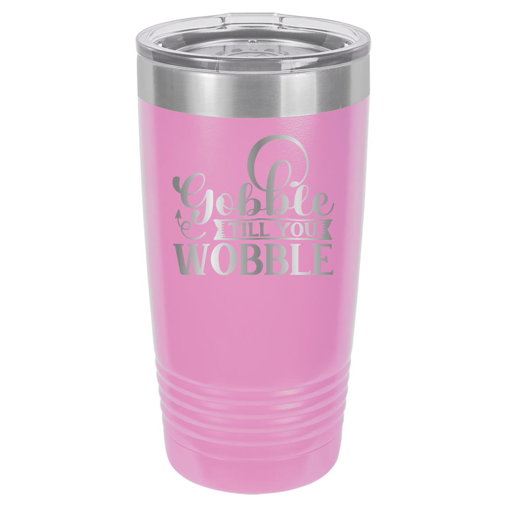 Gobble Til You Wobble - 20oz Polar Camel Tumbler image 7