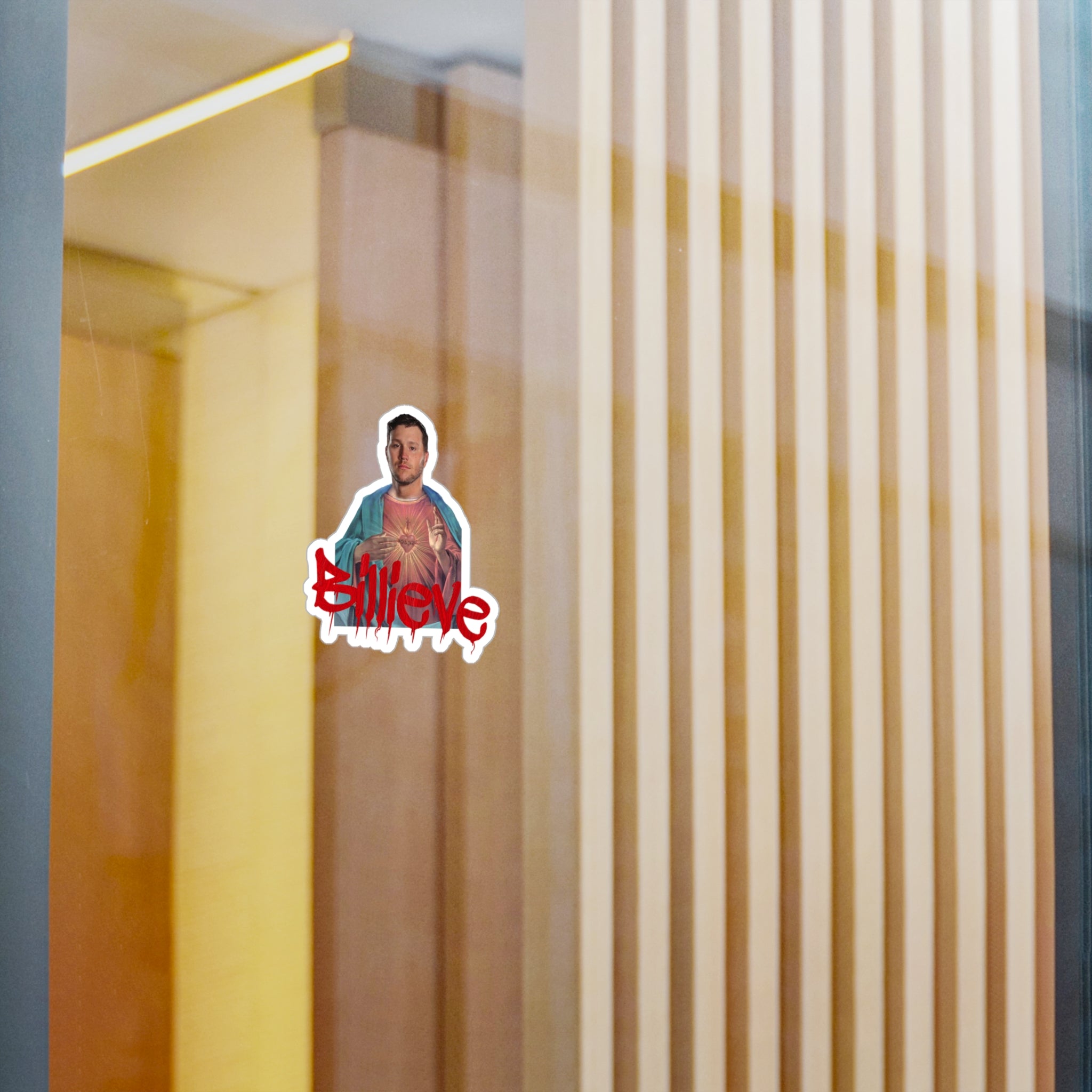 Jesus Allen Billieve Sticker- Buffalo Bills Mafia