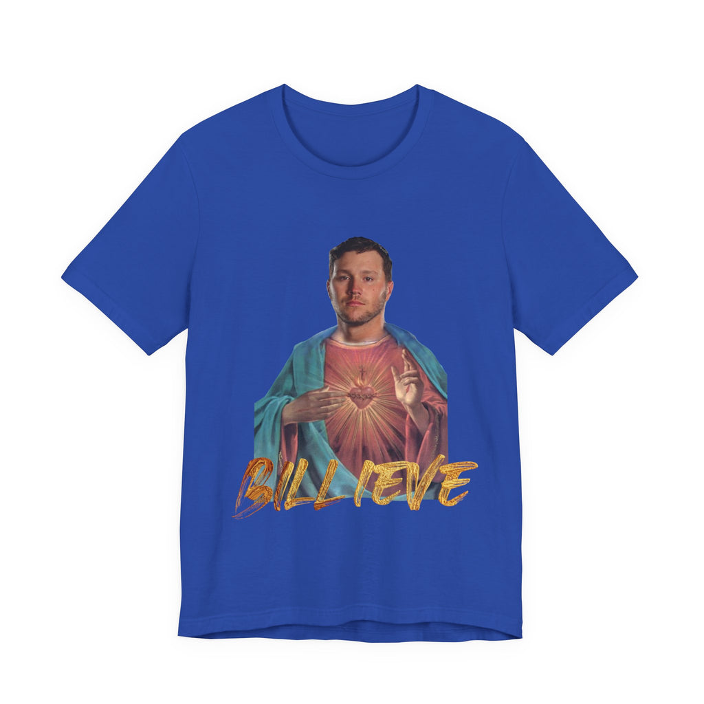 Buffalo Bills Josh Allen Billieve T-Shirt, Football Fan Gift, Game Day Apparel, NFL Team Tee, Sports Fan Shirt