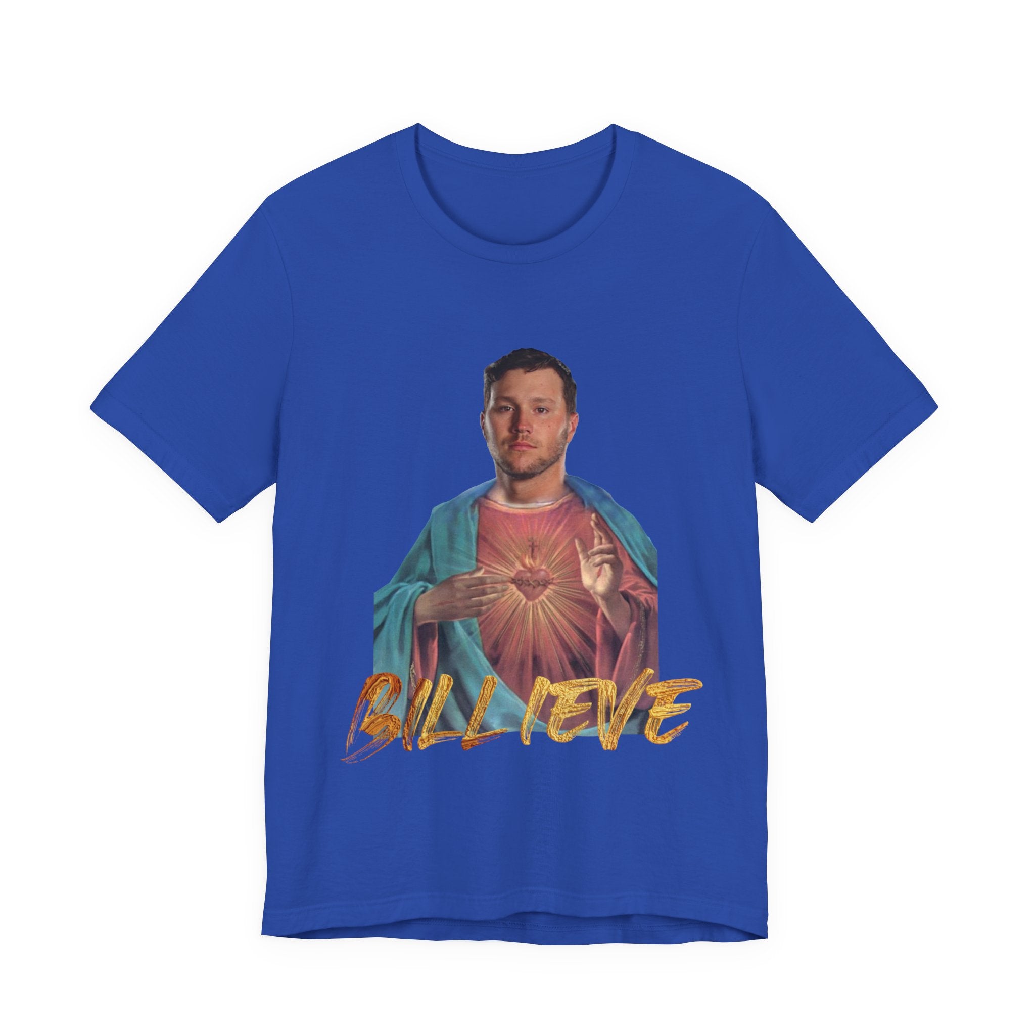 Buffalo Bills Josh Allen Billieve T-Shirt, Football Fan Gift, Game Day Apparel, NFL Team Tee, Sports Fan Shirt