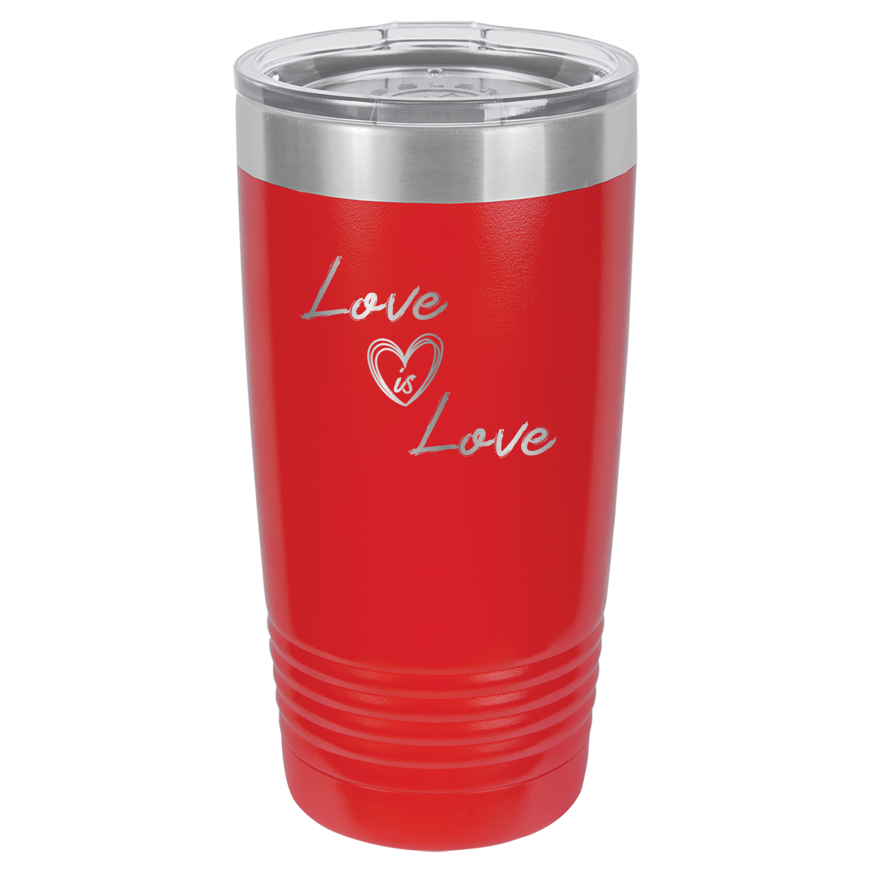 Love is Love - 20oz Polar Camel Tumbler - Pride - Red image