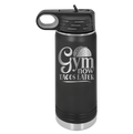 Gym Now, Tacos Later - 20oz Polar Camel Tumbler - Sip in Style! image 1