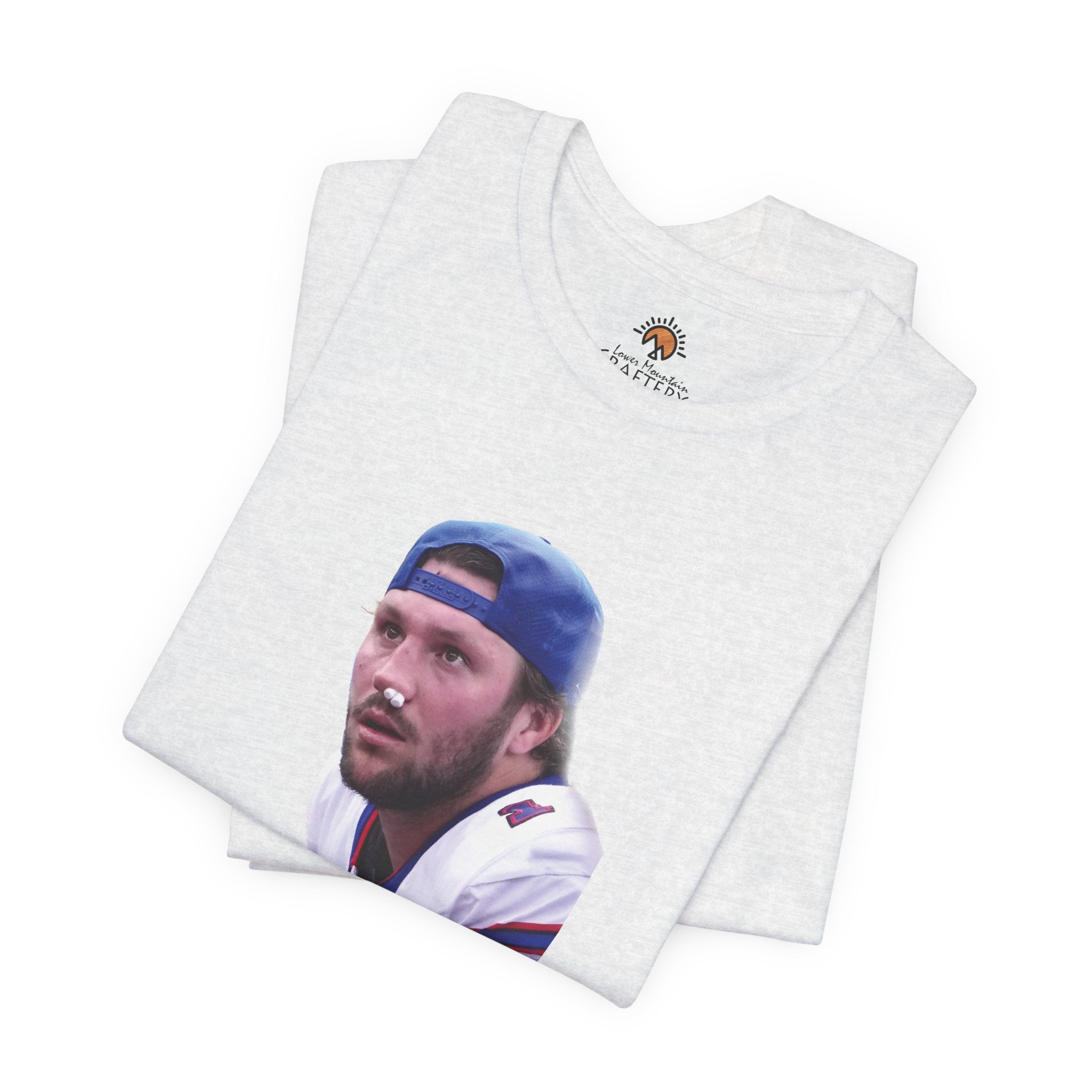 Josh Allen Football Guy Unisex Tee, Buffalo Bills Fan Gift, Short Sleeve T-Shirt, Game Day Shirt, Tough Quarterback Tee, Sports Fan Apparel