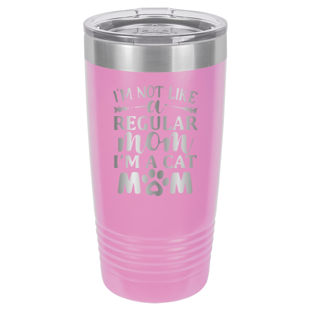 I'm Not Like A Regular Mom, I'm A Cat Mom - 20oz Polar Camel Tumbler image 11