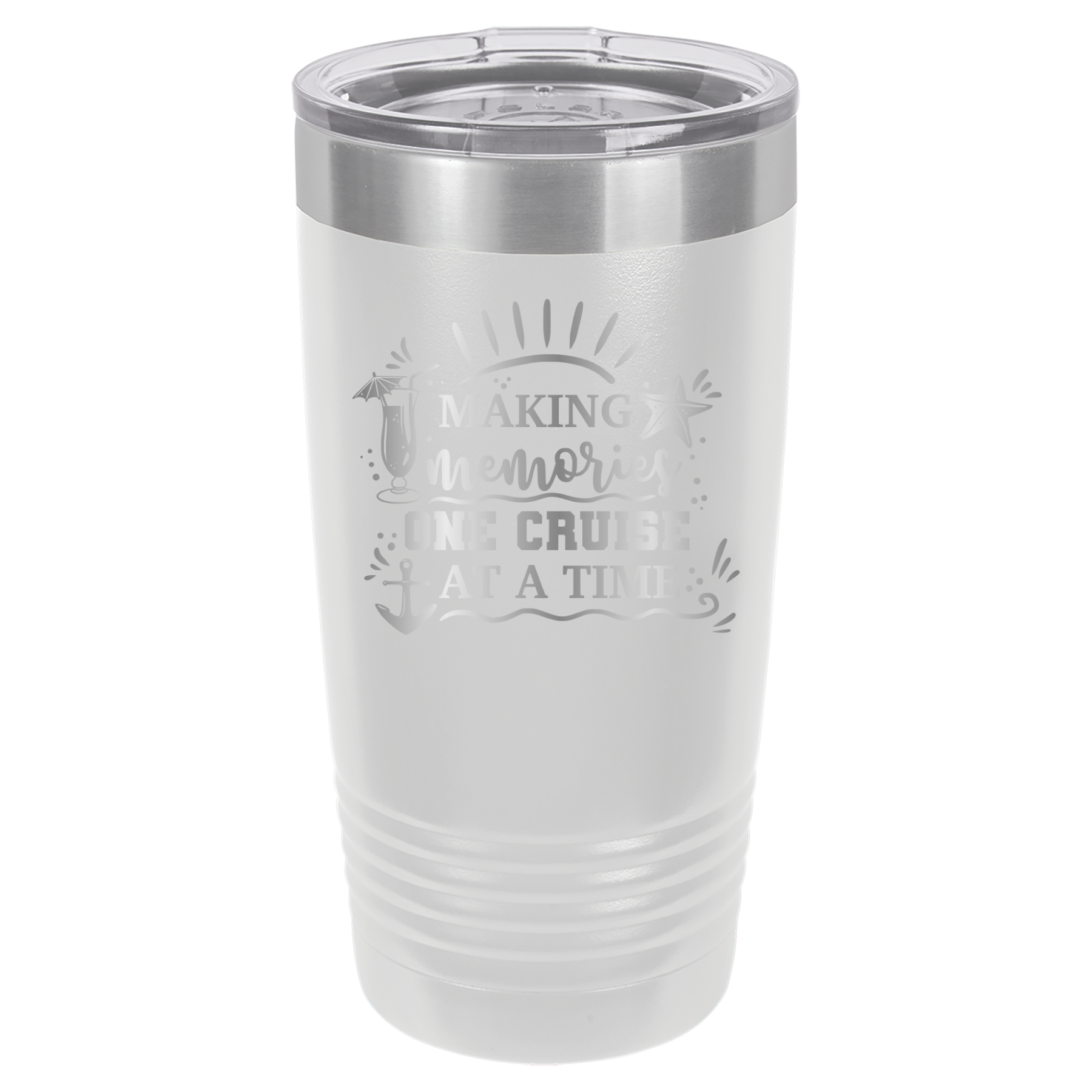 Making Memories One Cruise At A Time - 20oz Polar Camel Tumbler image 16