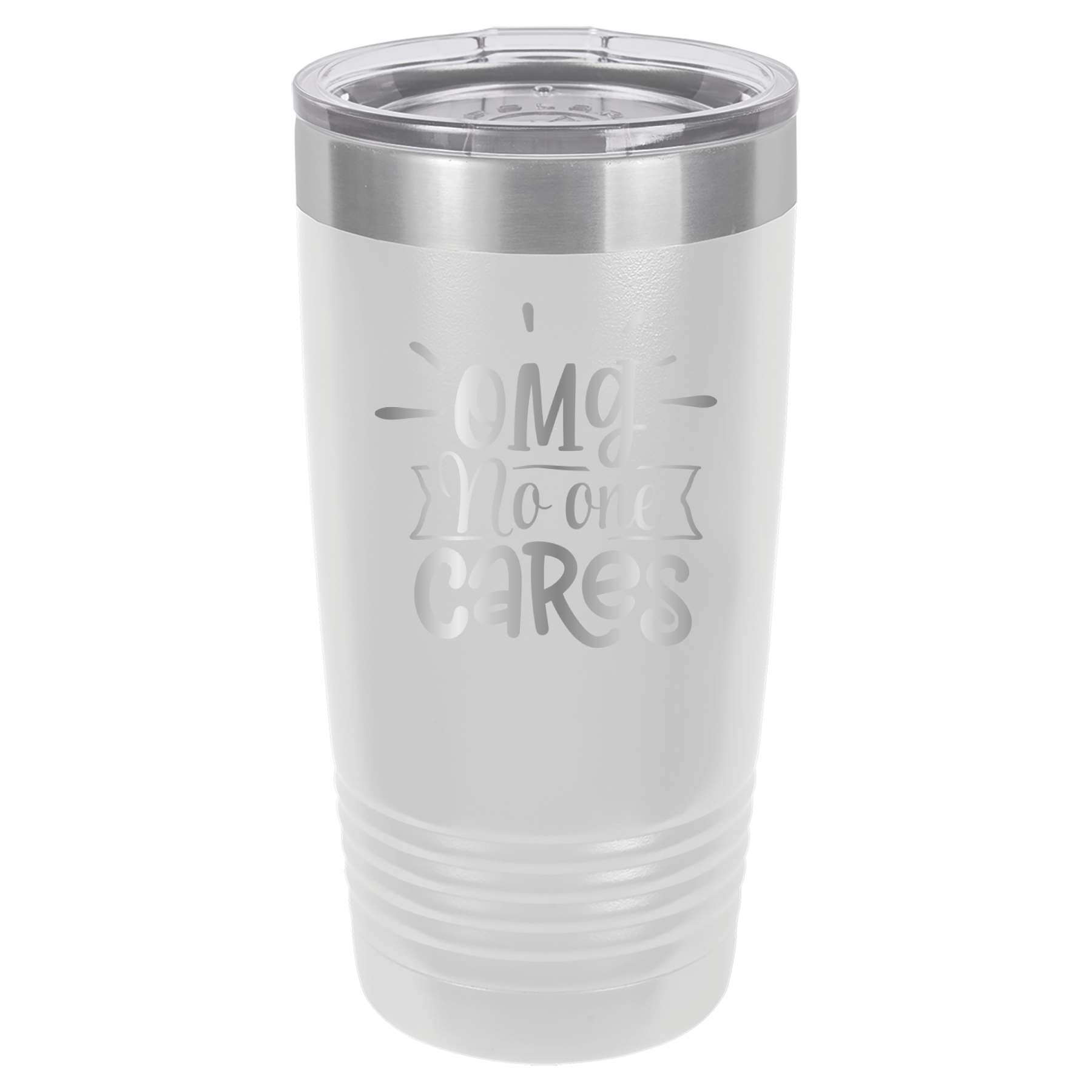 OMG No One Cares - 20oz Polar Camel Tumbler image 3