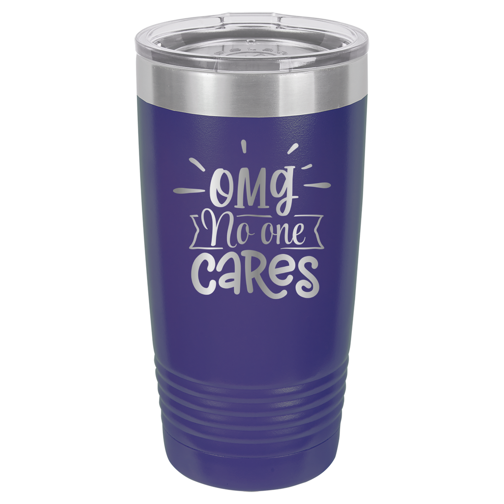 OMG No One Cares - 20oz Polar Camel Tumbler image 5