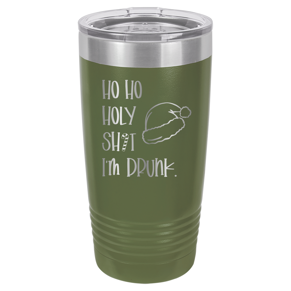 Ho Ho Holy Shit I'm Drunk - 20oz Polar Camel Tumbler image 8