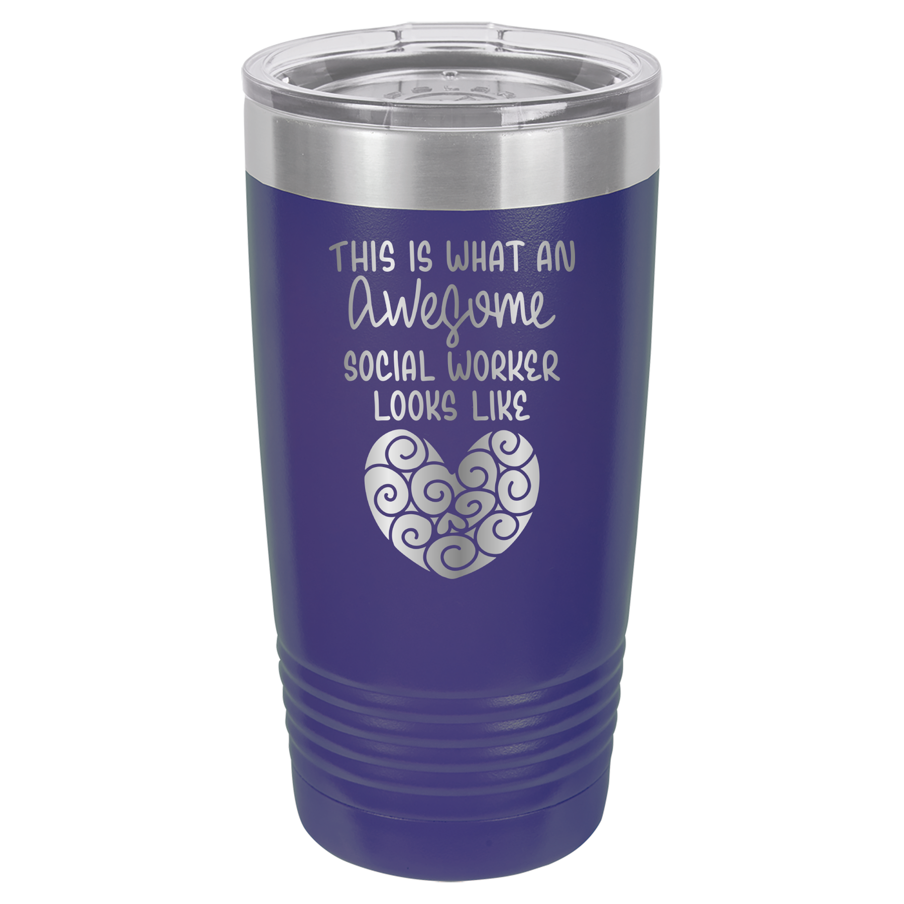 This Is What An Awesome Social Worker Looks Like - 20oz Polar Camel Tumbler image 10