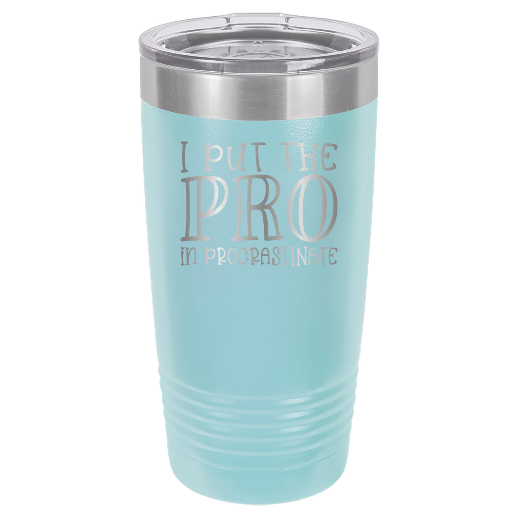 I Put the PRO in Procrastinate - Polar Camel 20oz Tumbler image 12