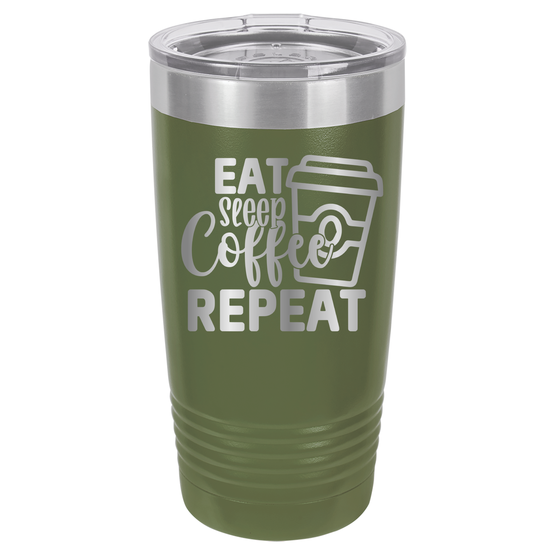 Eat, Sleep, Coffee, Repeat - 20oz Polar Camel Tumbler - For Coffee Lovers! image 8