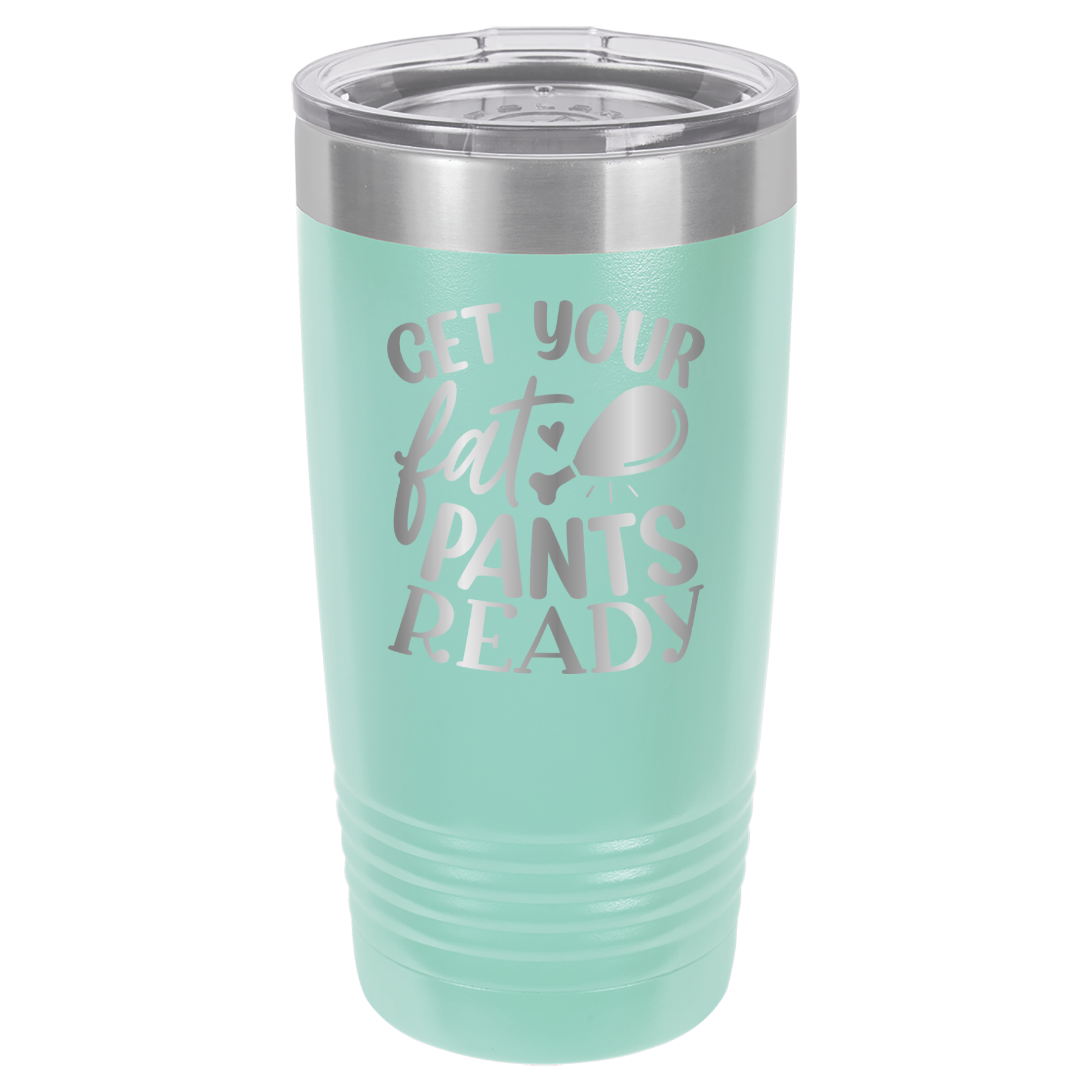 Get Your Fat Pants Ready - 20oz Polar Camel Tumbler - Teal image
