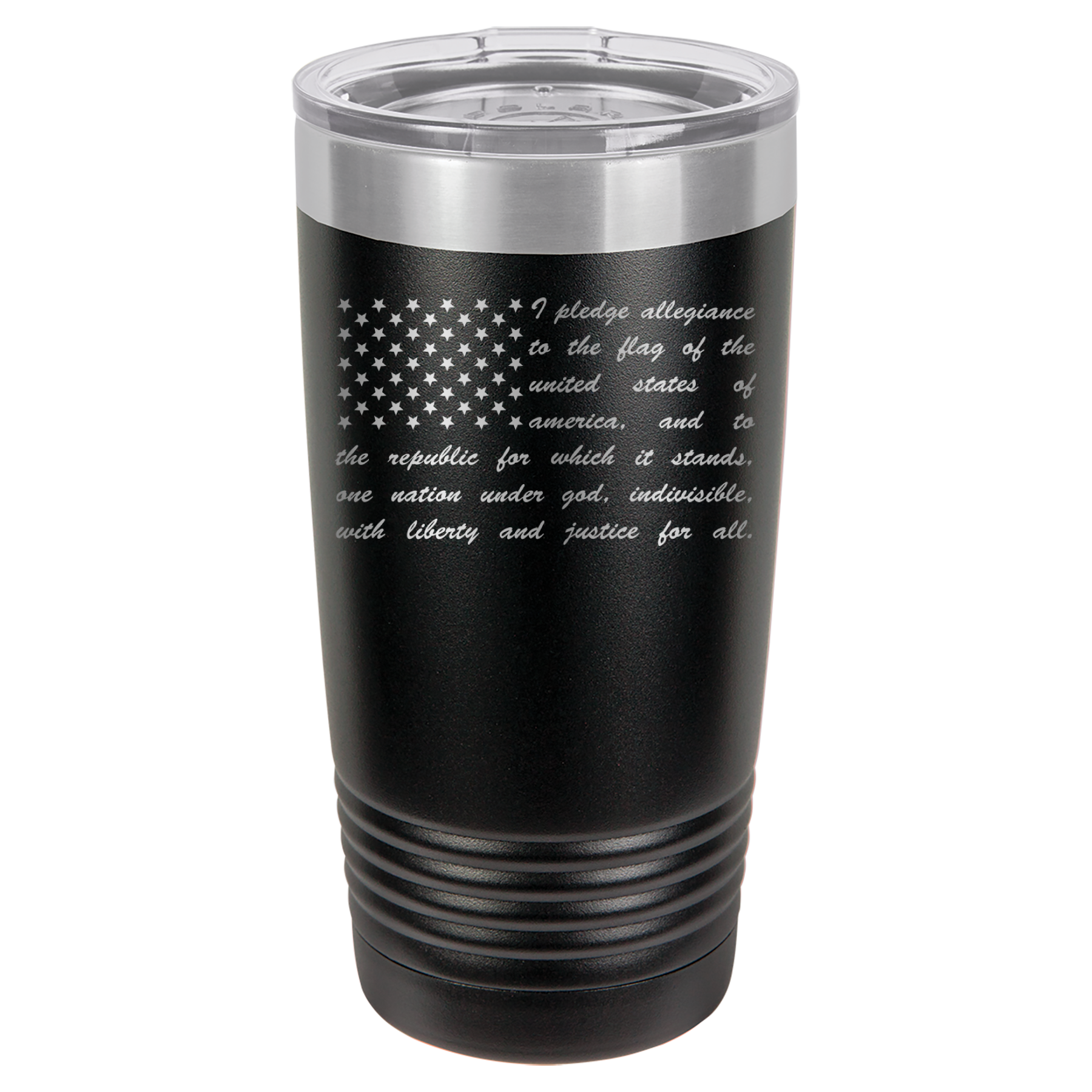 Pledge of Allegiance Flag - 20oz Polar Camel Tumbler - America image 0